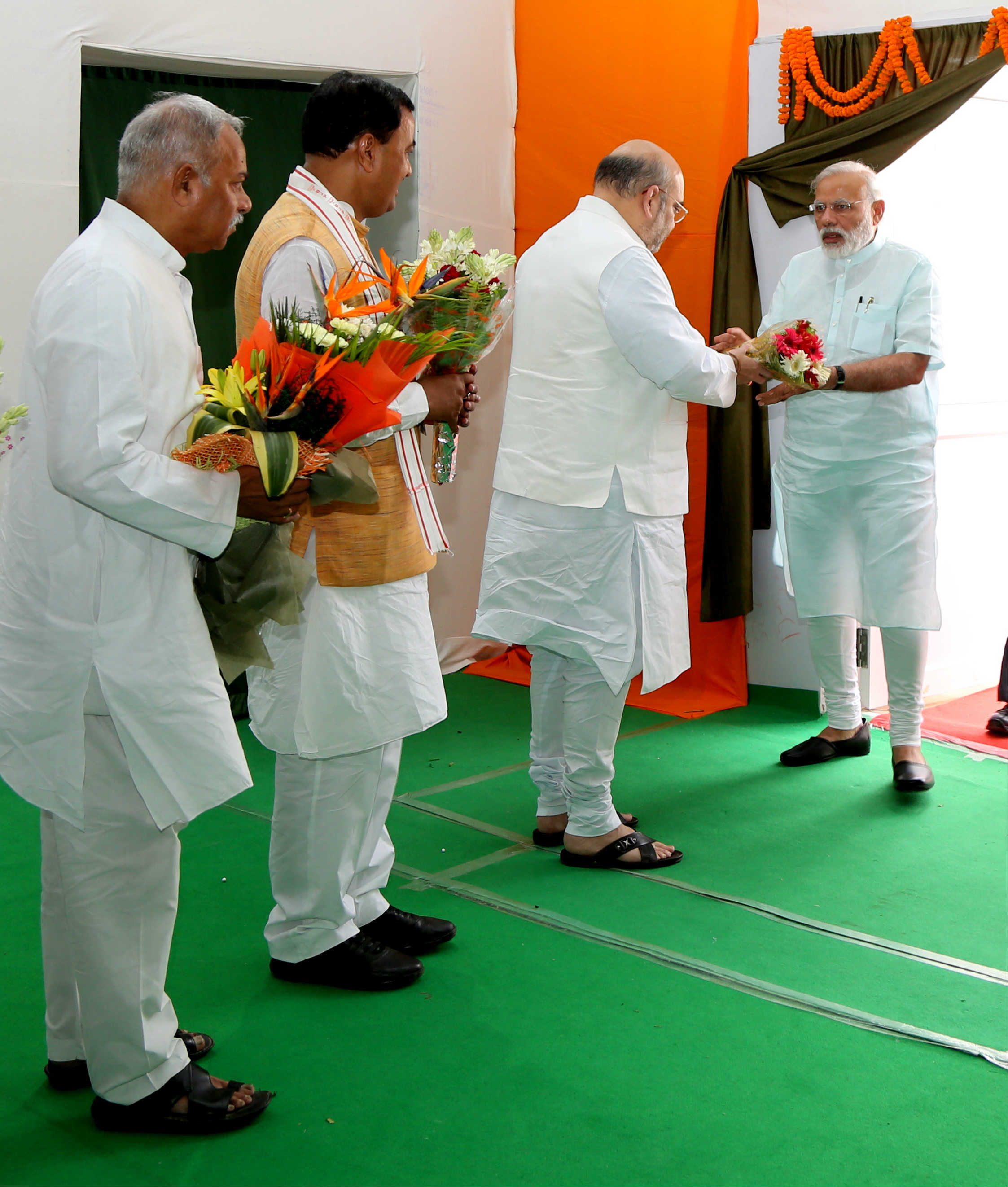 Photo : BJP National Executive Meeting at K.P. College Ground, Allahabad (Uttar Pradesh)