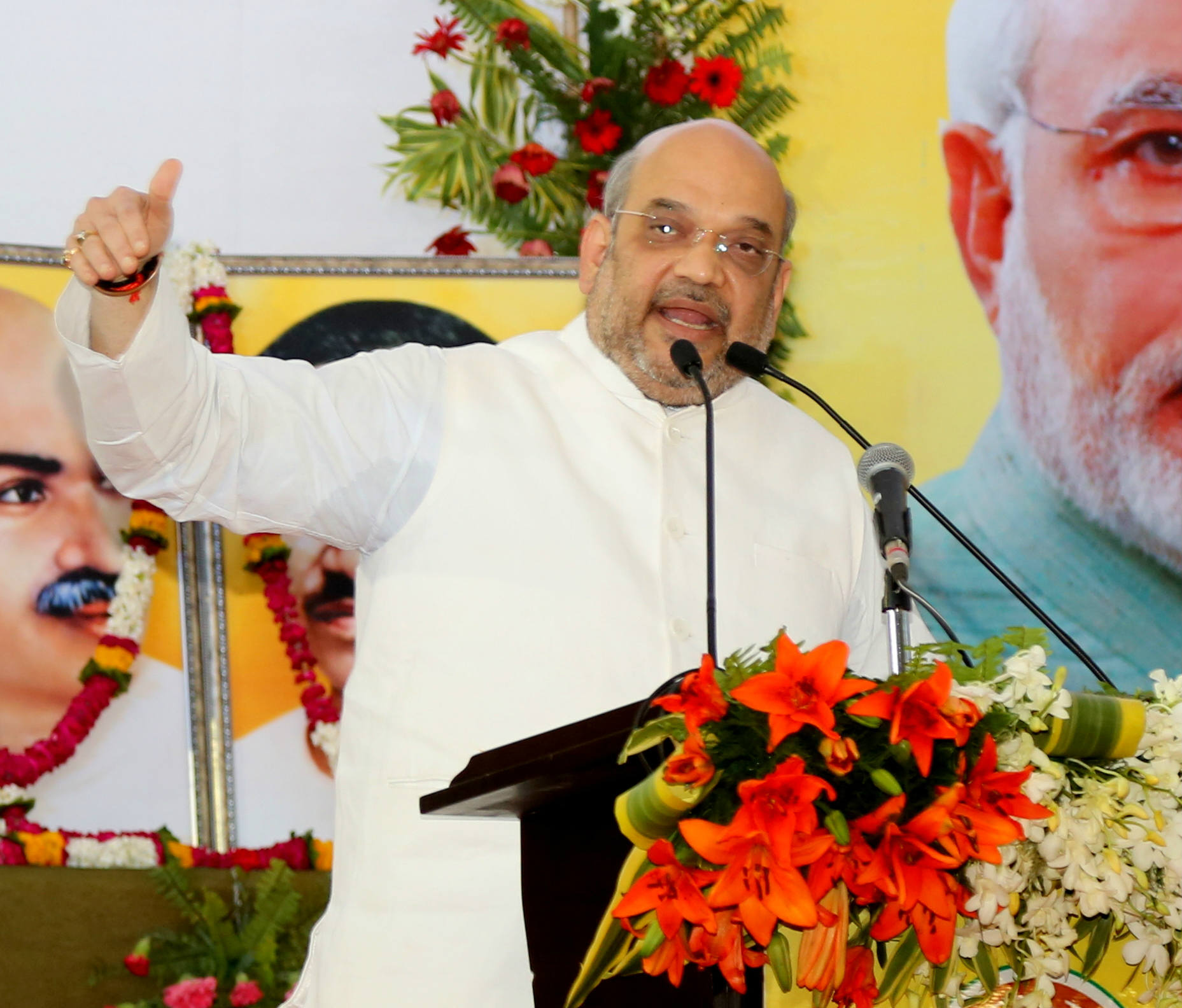 Photo : BJP National Executive Meeting at K.P. College Ground, Allahabad (Uttar Pradesh)