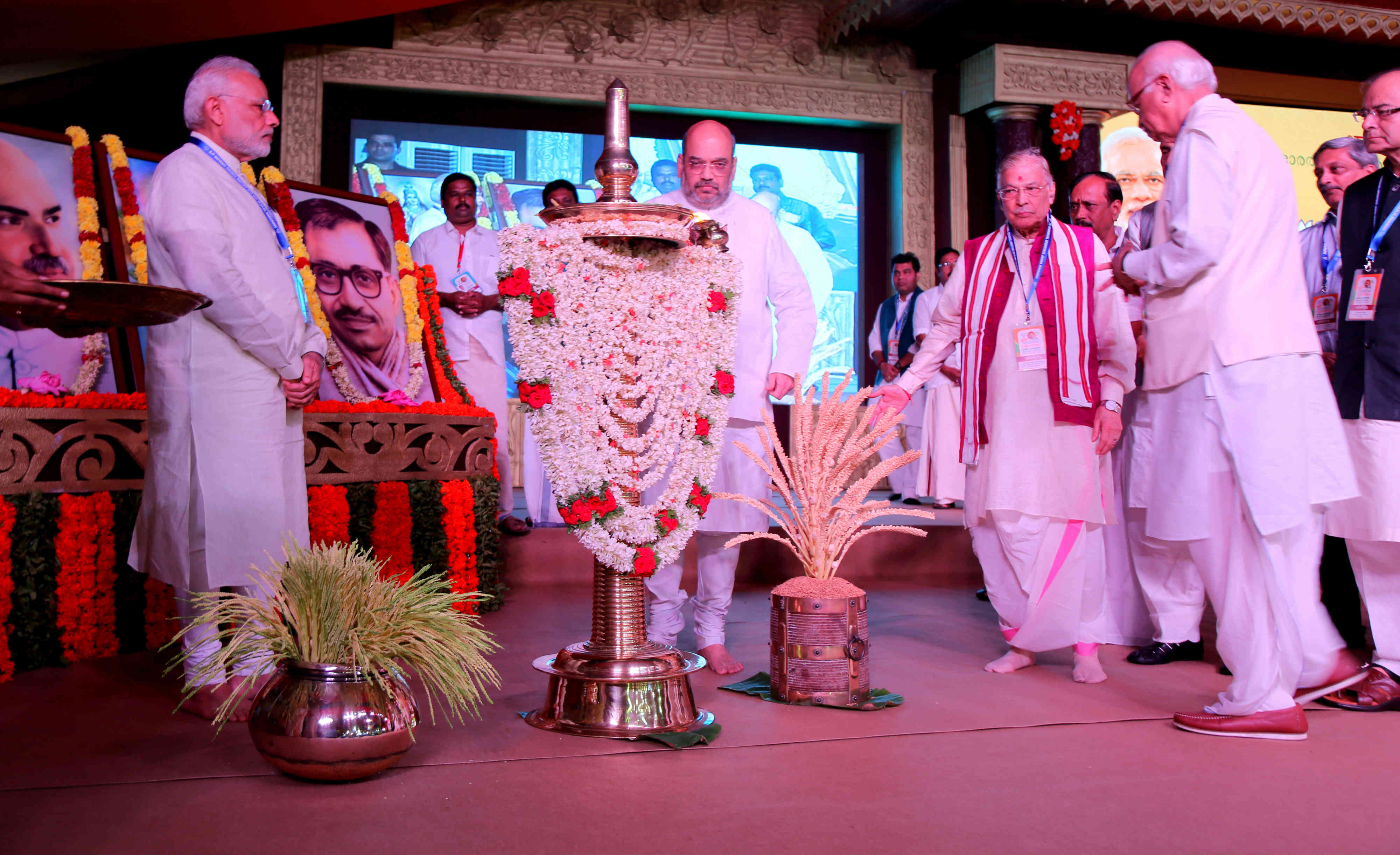 Photo : BJP National President Shri Amit Shah addressing the inaugural session of BJP National Council in Kozhikode, Kerala