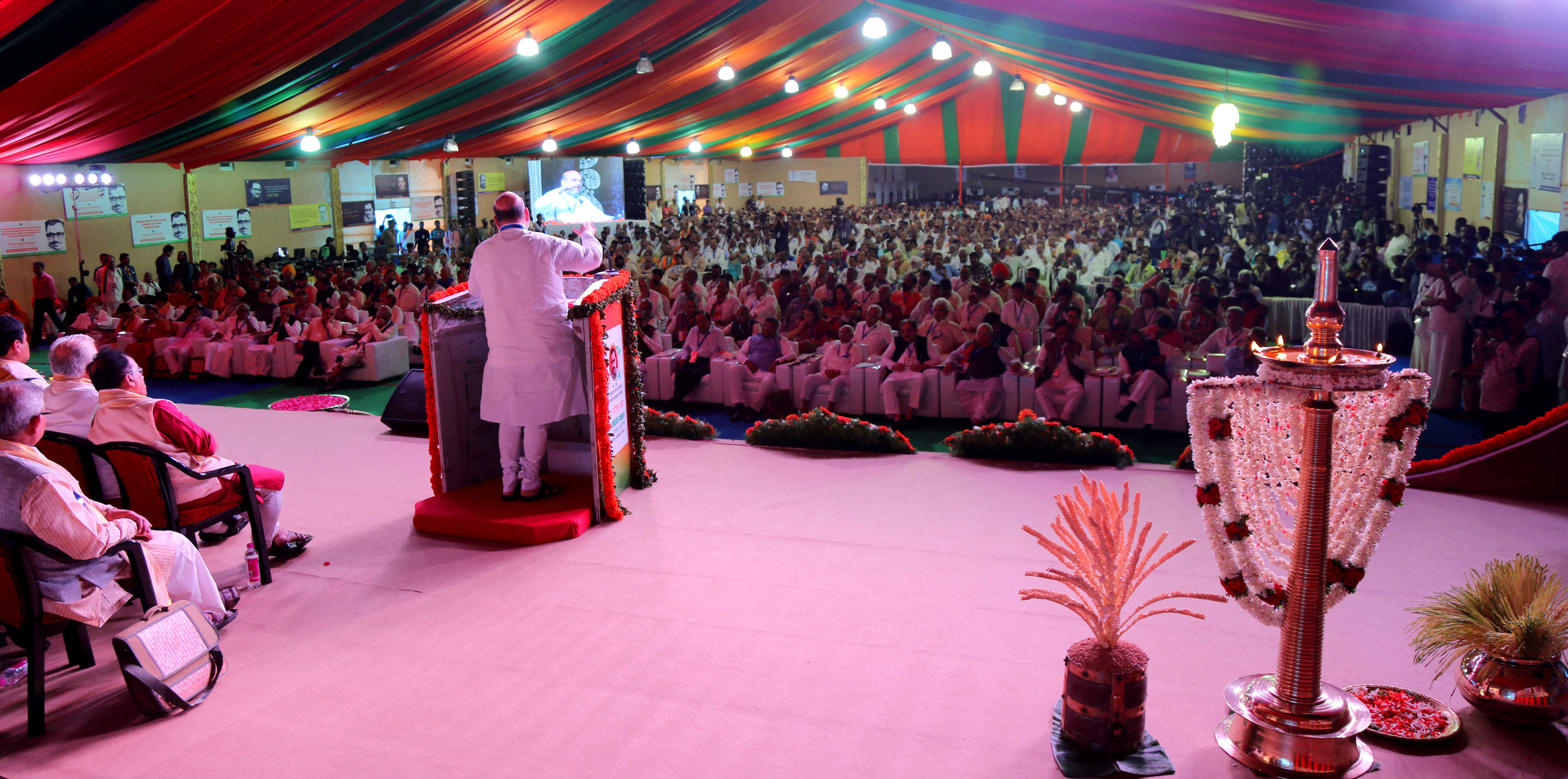 Photo : BJP National President Shri Amit Shah addressing the inaugural session of BJP National Council in Kozhikode, Kerala