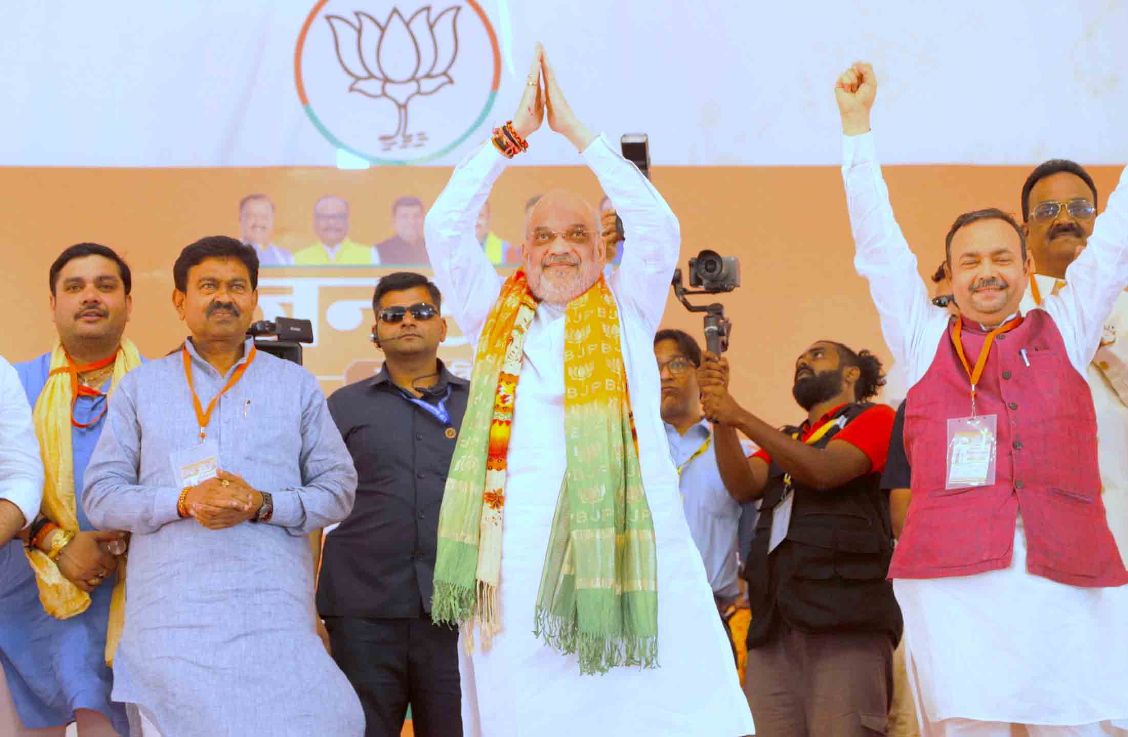  Hon'ble Union Home Minister & Minister of Cooperation Shri Amit Shah addressing public rallies in Khiri, Hardoi & Kannauj (Uttar Pradesh)