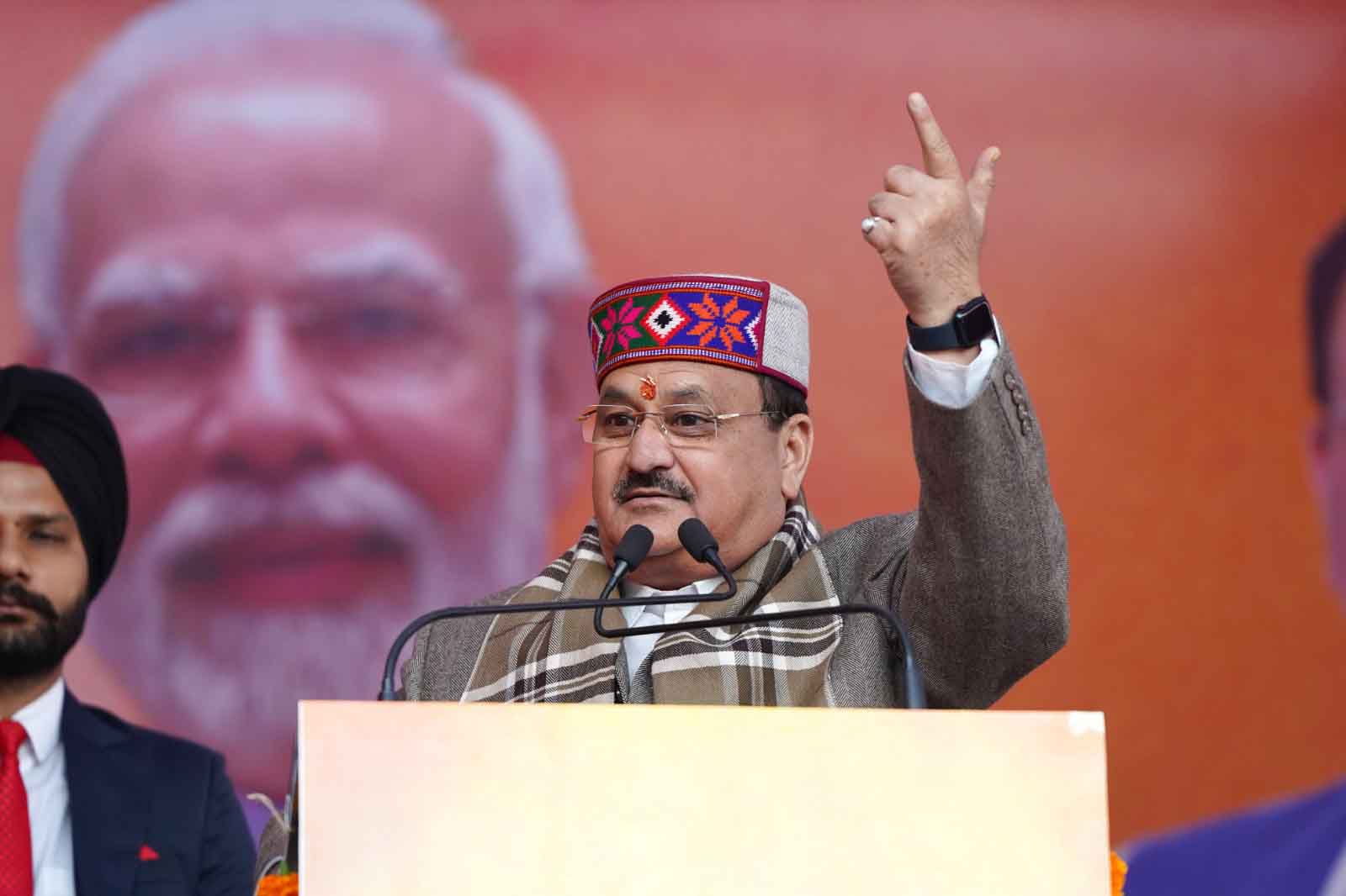 Hon'ble BJP National President Shri J.P. Nadda inaugurating newly constructed BJP Distt Office in Sundar Nagar (Himachal Pradesh)