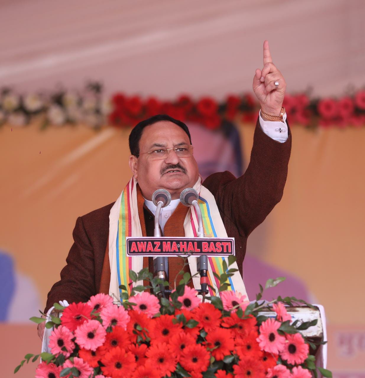 BJP National President Shri J.P. Nadda while addressing Jan-Vishwas Yatra rally in Basti & Lucknow (Uttar Pradesh)