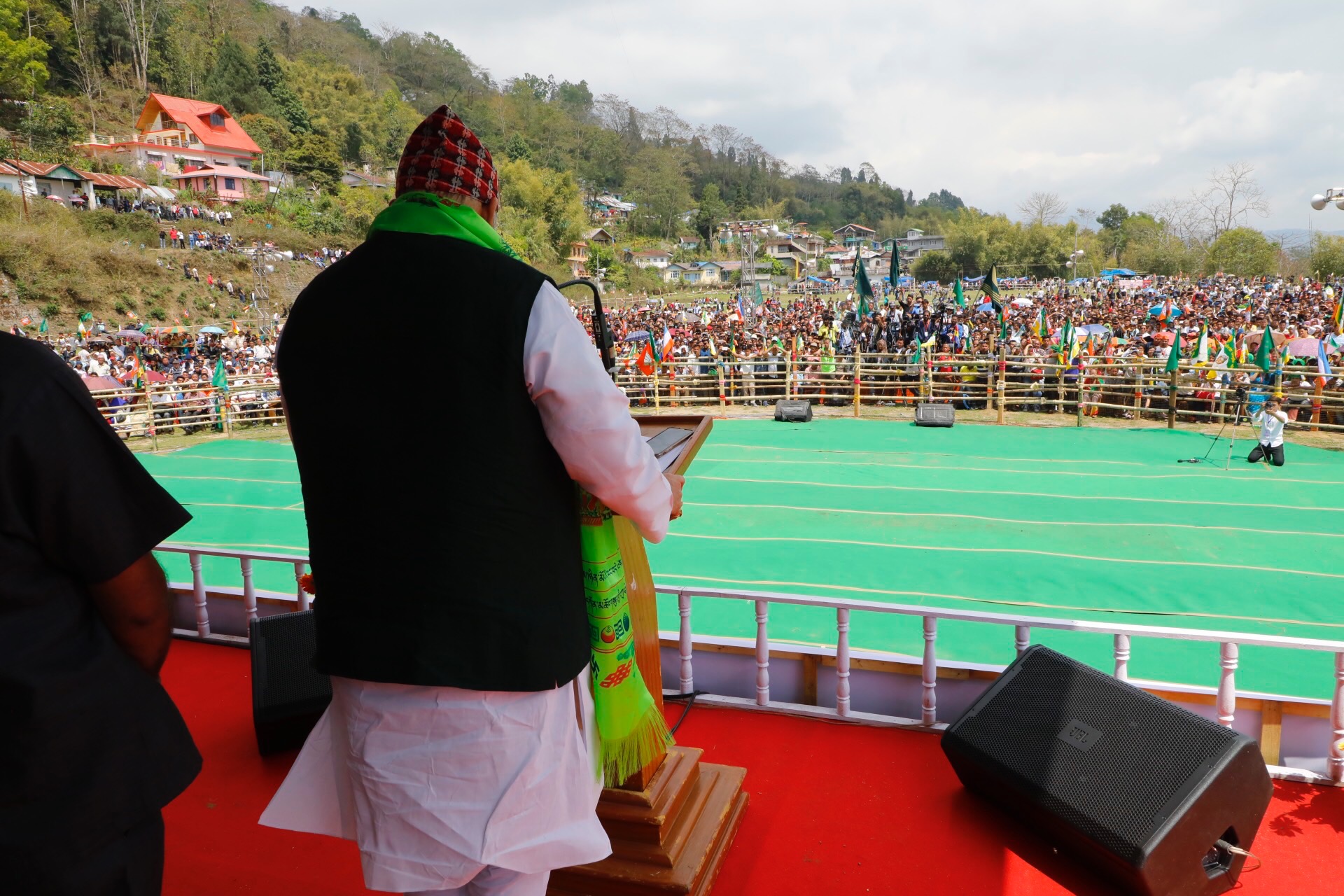 BJP National President, Shri Amit Shah addressing a public meeting in Kalimpong, Darjeeling(West Bengal)