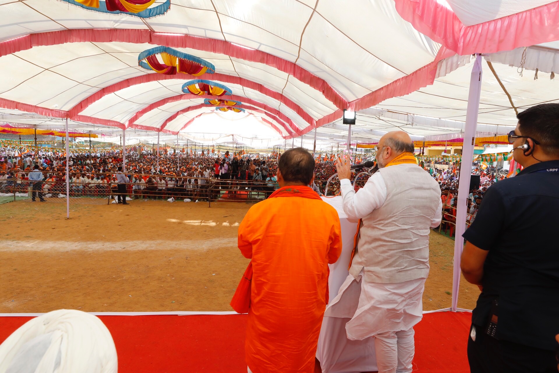  BJP National President, Shri Amit Shah addressing a public meeting in Rajnandgaon (Chhattisgarh)