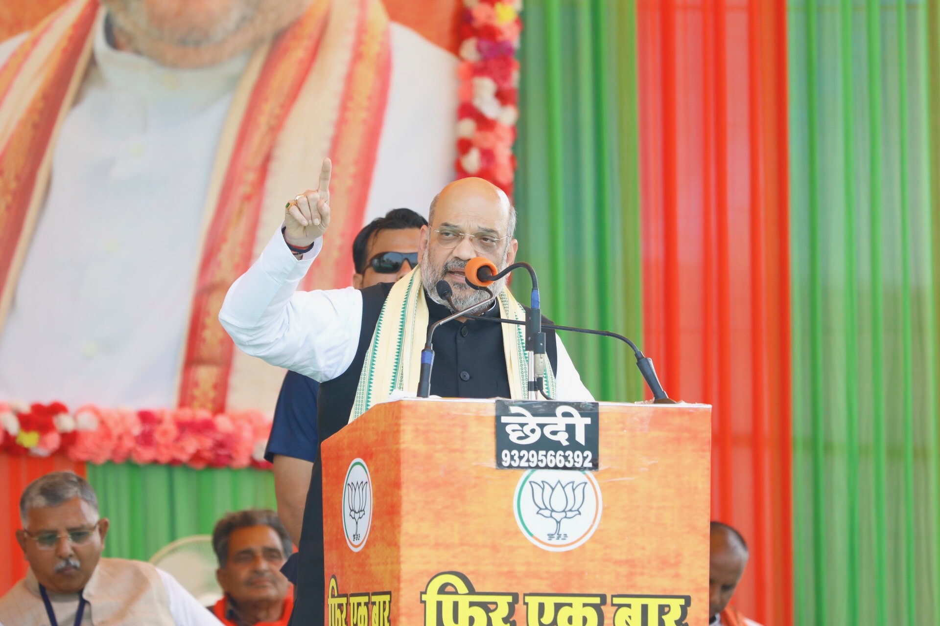  BJP National President, Shri Amit Shah addressing a public meeting in Takhatpur, Bilaspur (Chhattisgarh)