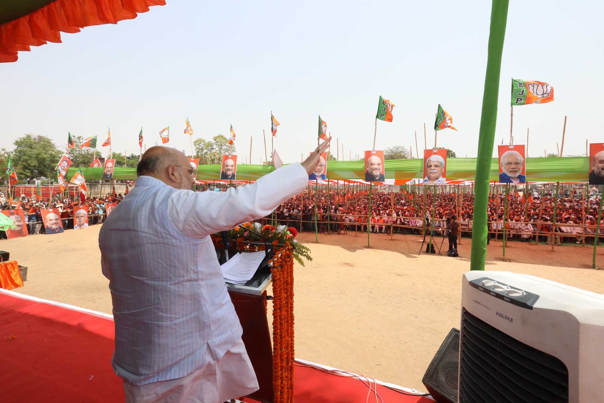  BJP National President, Shri Amit Shah addressing public meeting in Daltonganj (Jharkhand)