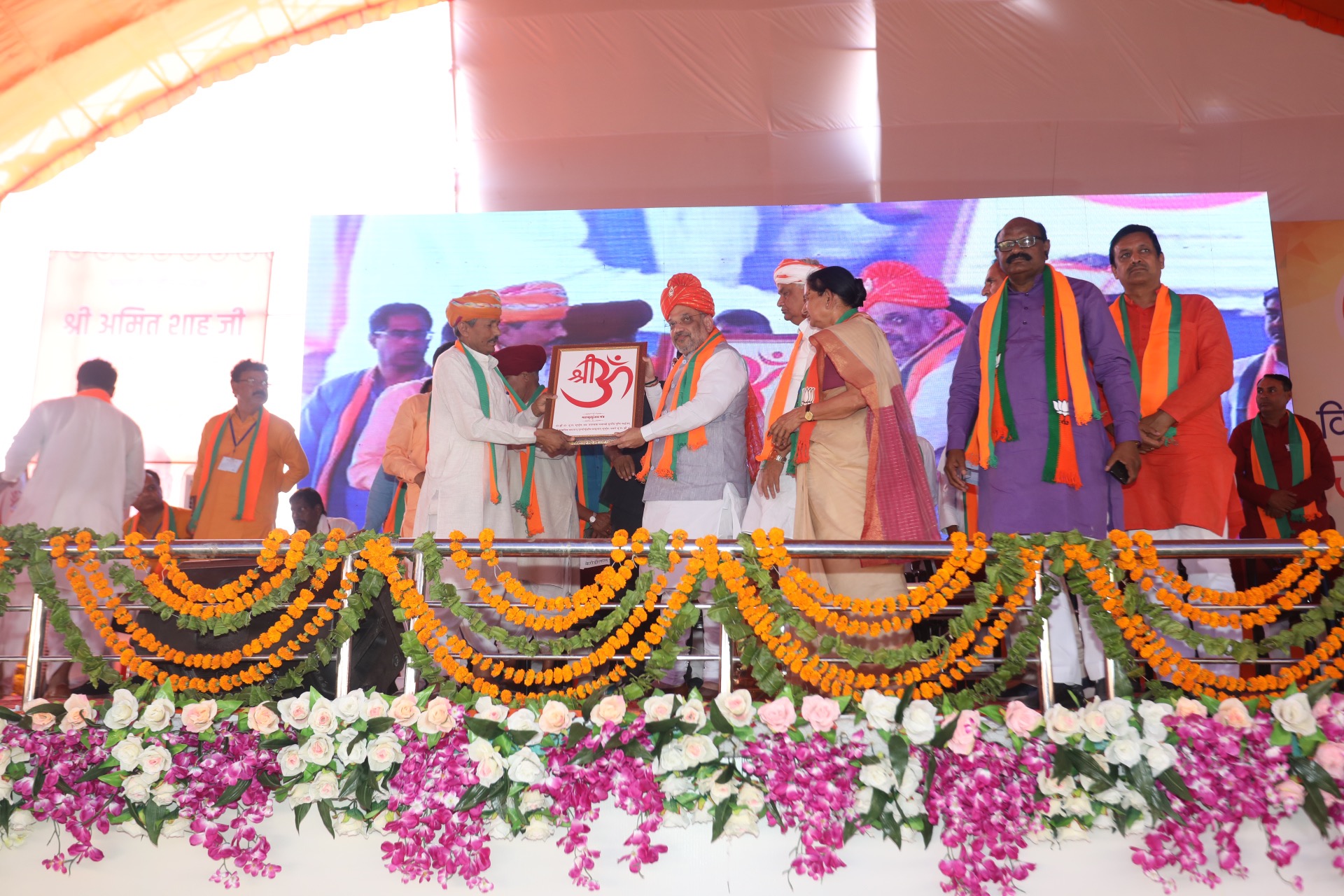  BJP National President Shri Amit Shah addressing a public meeting in Dausa (Rajasthan)