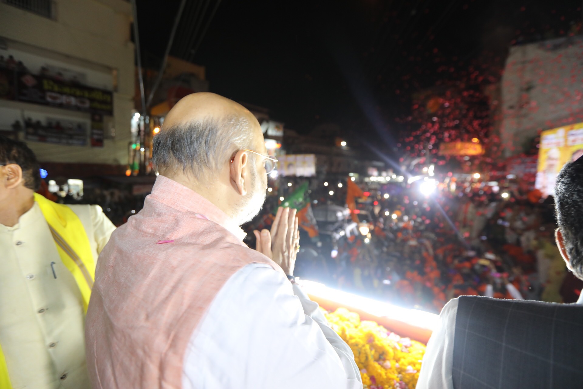  BJP National President Shri Amit Shah ji's road show in Bhopal (Madhya Pradesh)