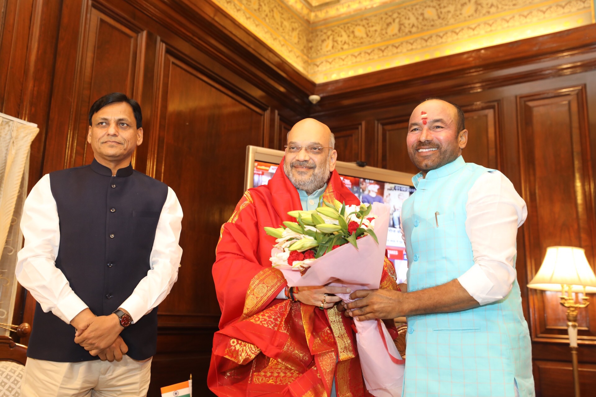   Hon'ble Shri Amit Shah taking charge as Union Home Minister, Govt of India