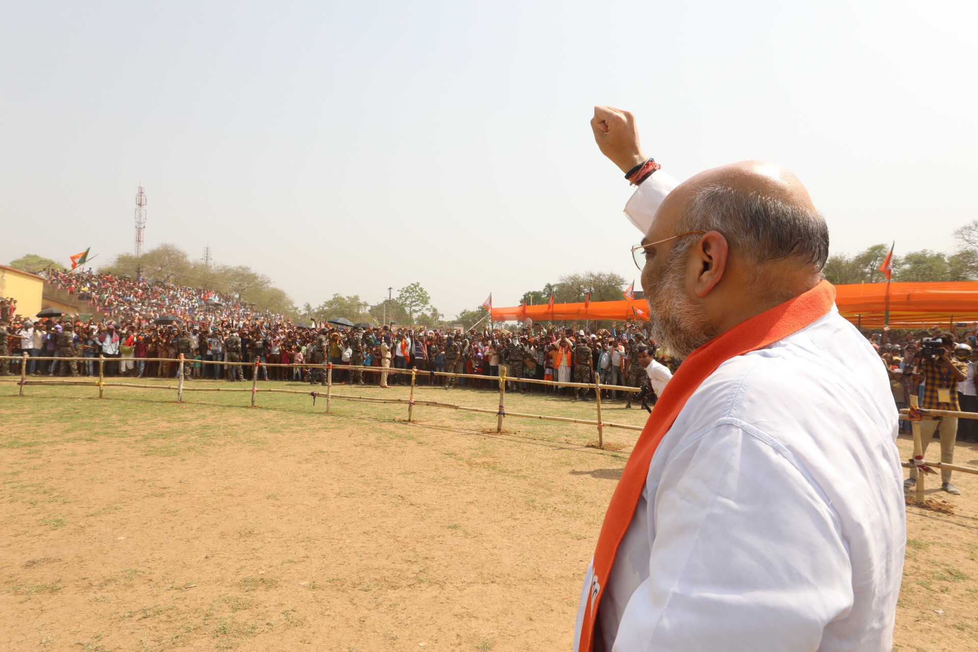  BJP National President Shri Amit Shah addressing a public meeting in Pakur (Jharkhand)