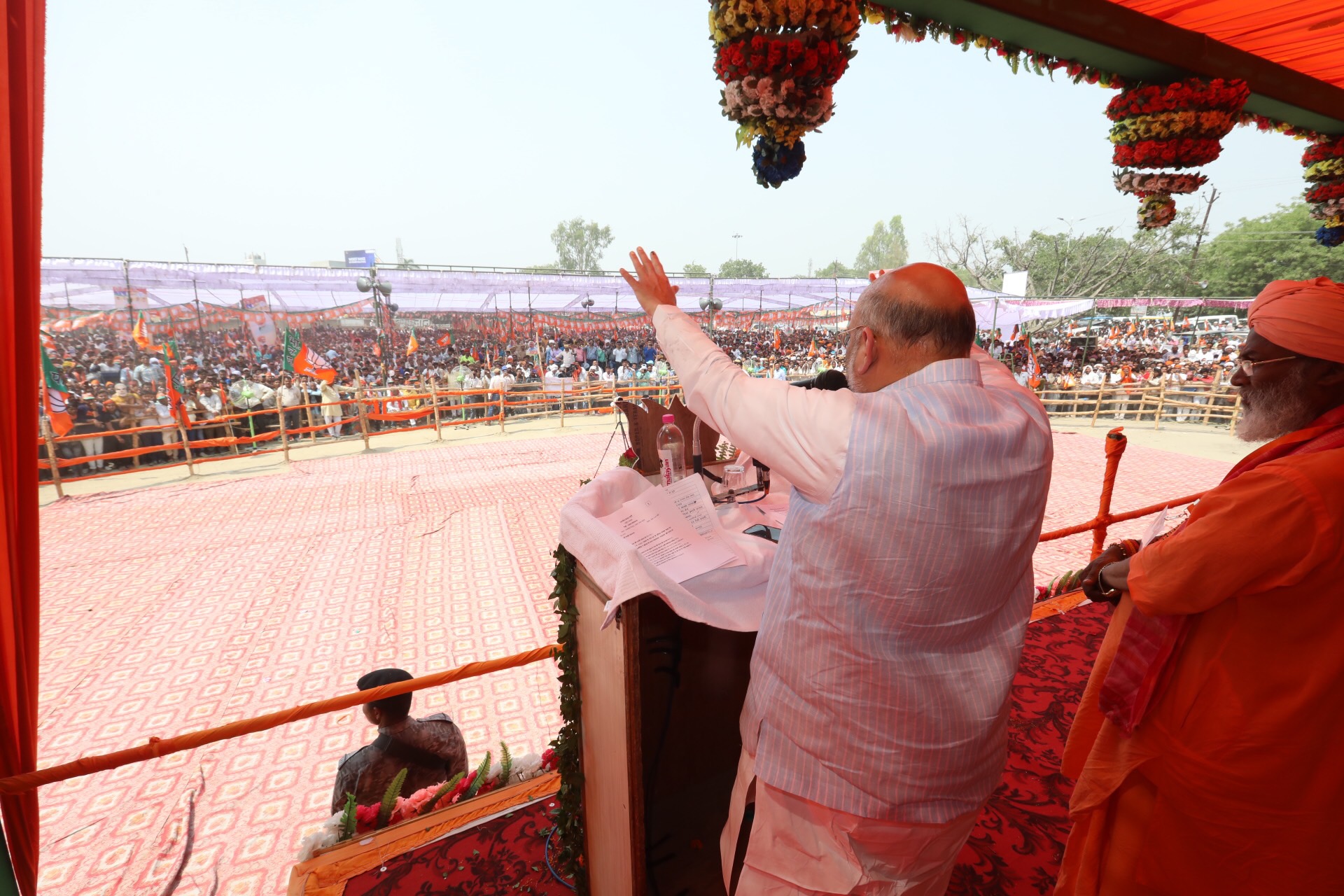  BJP National President, Shri Amit Shah addressing a public meeting in Unnao (Uttar Pradesh)