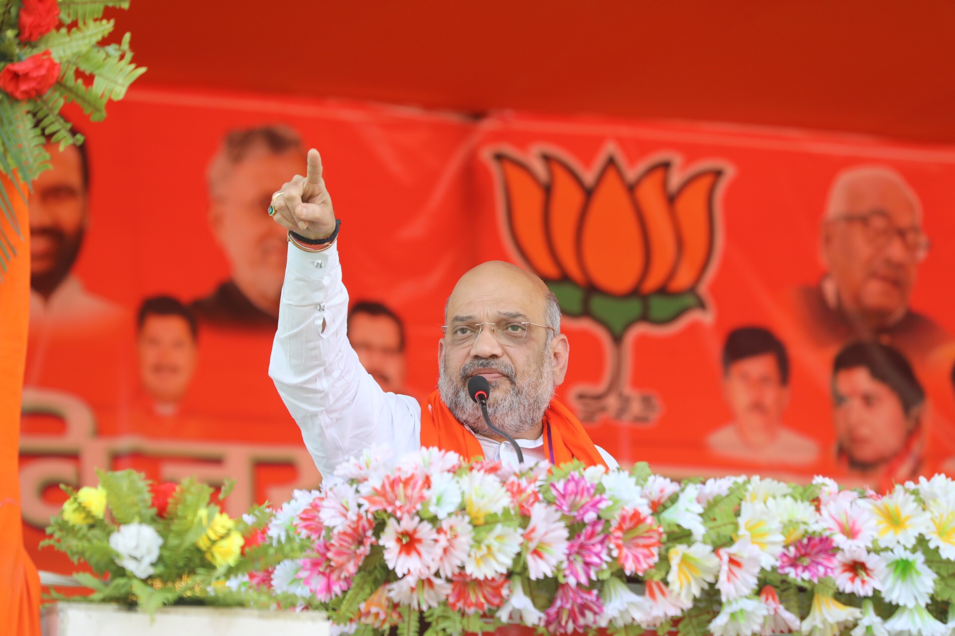   BJP National President Shri Amit Shah addressing a public meeting in Madhuban, East Champaran (Bihar).