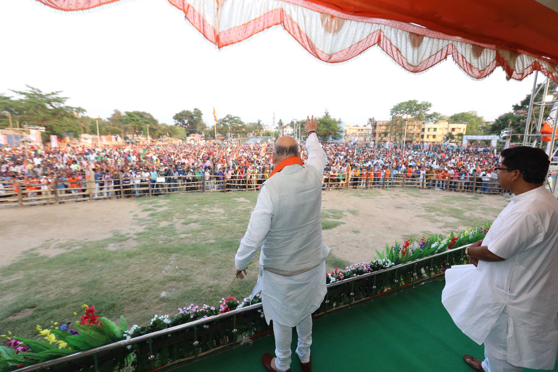 BJP National President, Shri Amit Shah addressing a public meeting in Bardhaman(West Bengal)