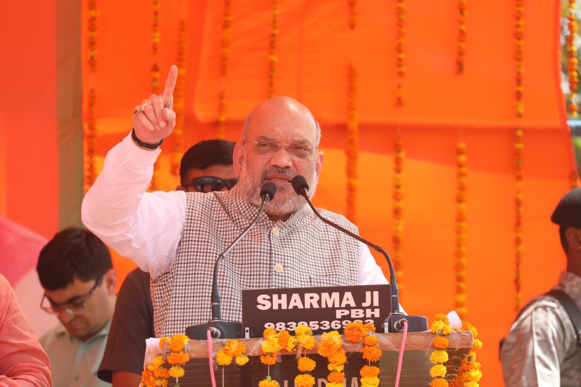  BJP National President Shri Amit Shah addressing a public meeting in Pratapgarh (Uttar Pradesh)