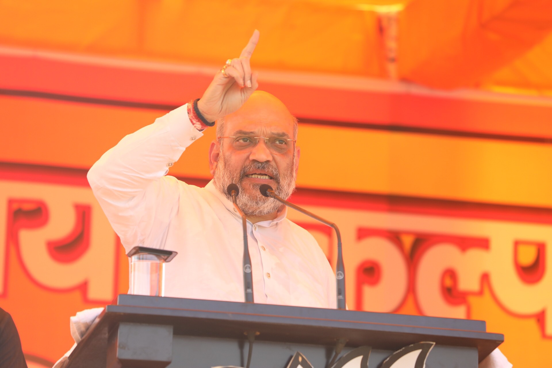  BJP National President, Shri Amit Shah addressing a public meeting in Fefna, Ballia (Uttar Pradesh)