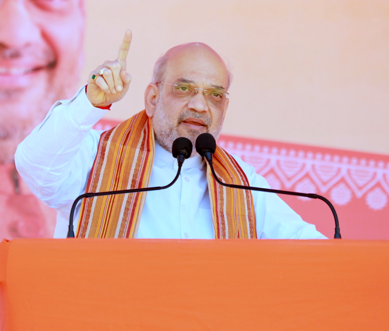 Hon'ble Union Home Minister & Minister of Cooperation Shri Amit Shah addressing Vijay Sankalp Rally in Jasdan (Rajkot)