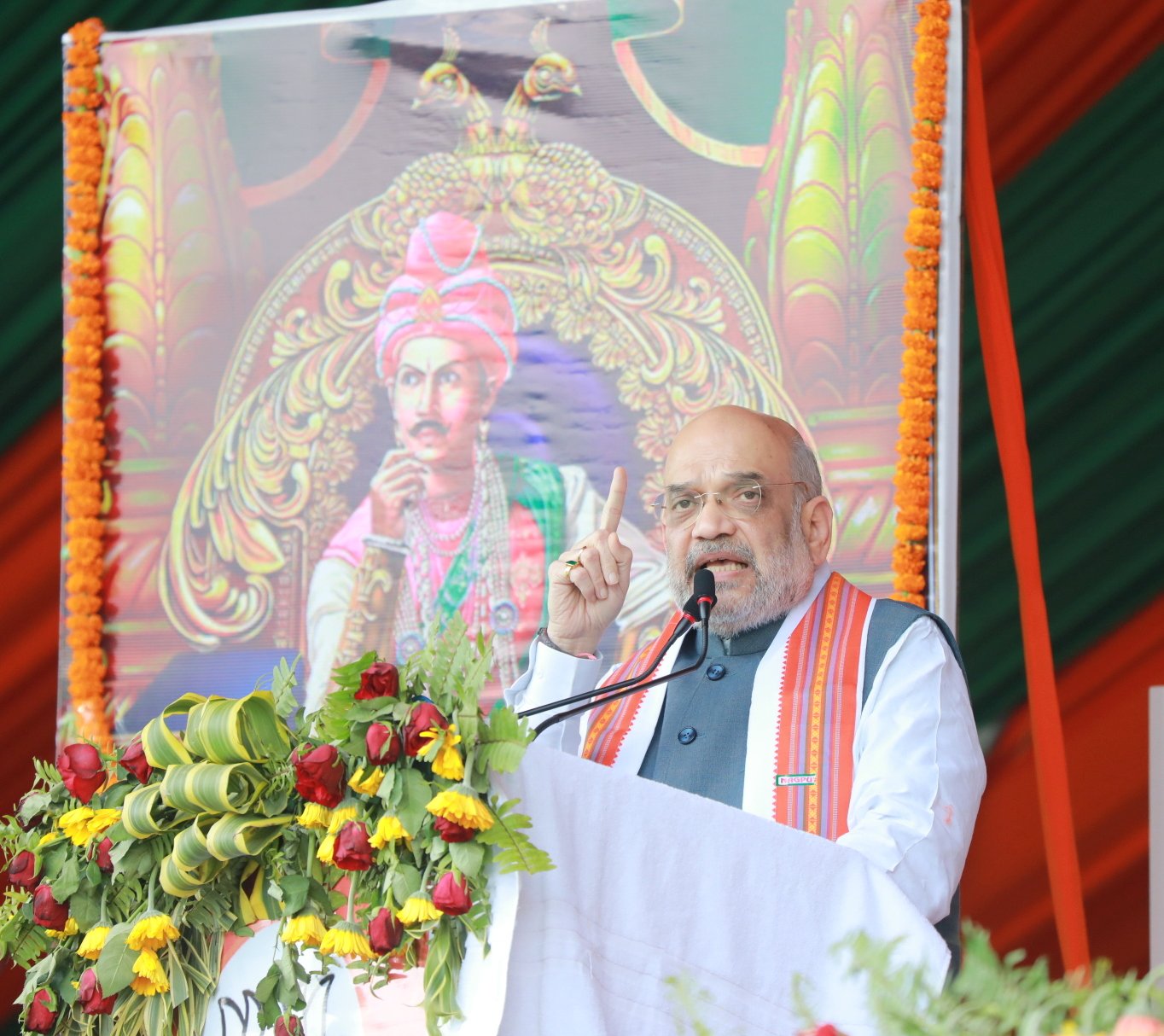 Hon'ble Union Home Minister & Minister of Cooperation Shri Amit Shah while addressing a public meeting in Nawada (Bihar)