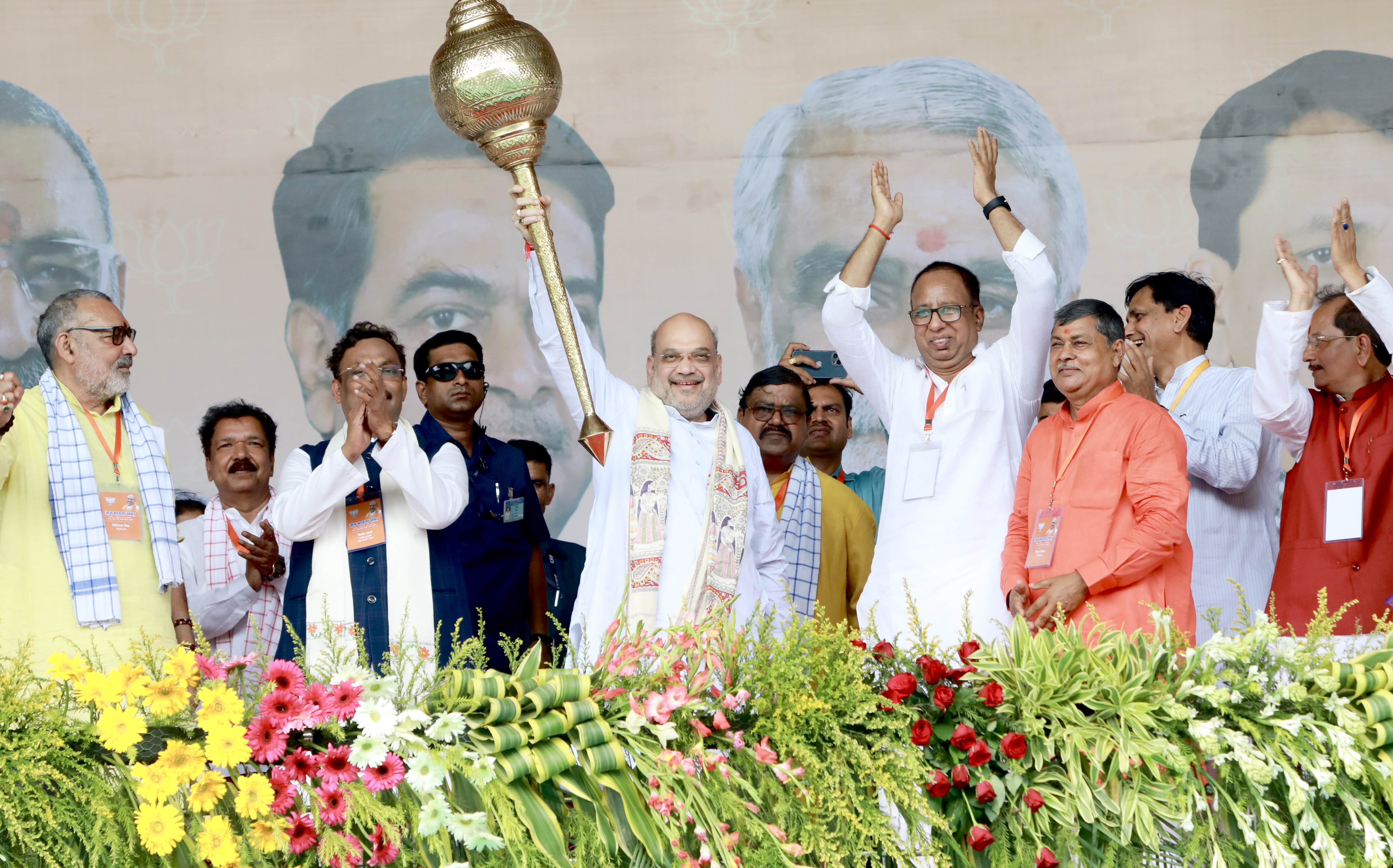 Hon’ble Union Home Minister & Minister of Cooperation Shri Amit Shah addressing Jan Bhavna Mahasabha at Rangbhoomi Maidan, Purnia (Bihar)