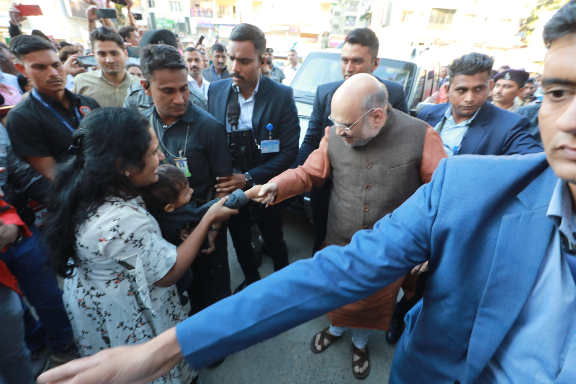 Photographs : Hon'ble Home Minister and BJP National President Shri Amit Shah celebrating "Uttarayan Parv" in Ahmedabad (Gujarat).