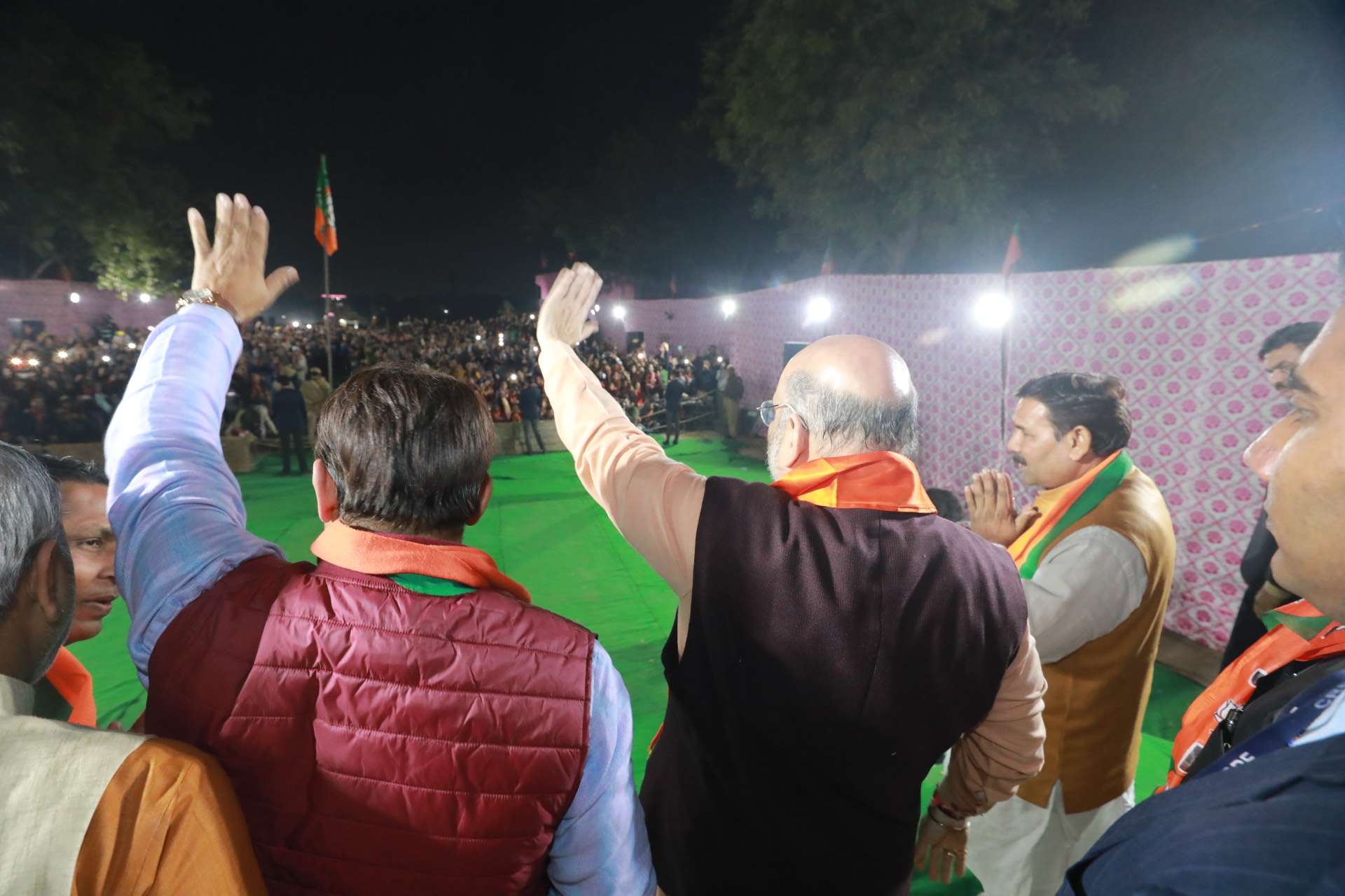 Photographs : Hon'ble Home Minister Shri Amit Shah addressing a public meeting in Gokalpur (Delhi)