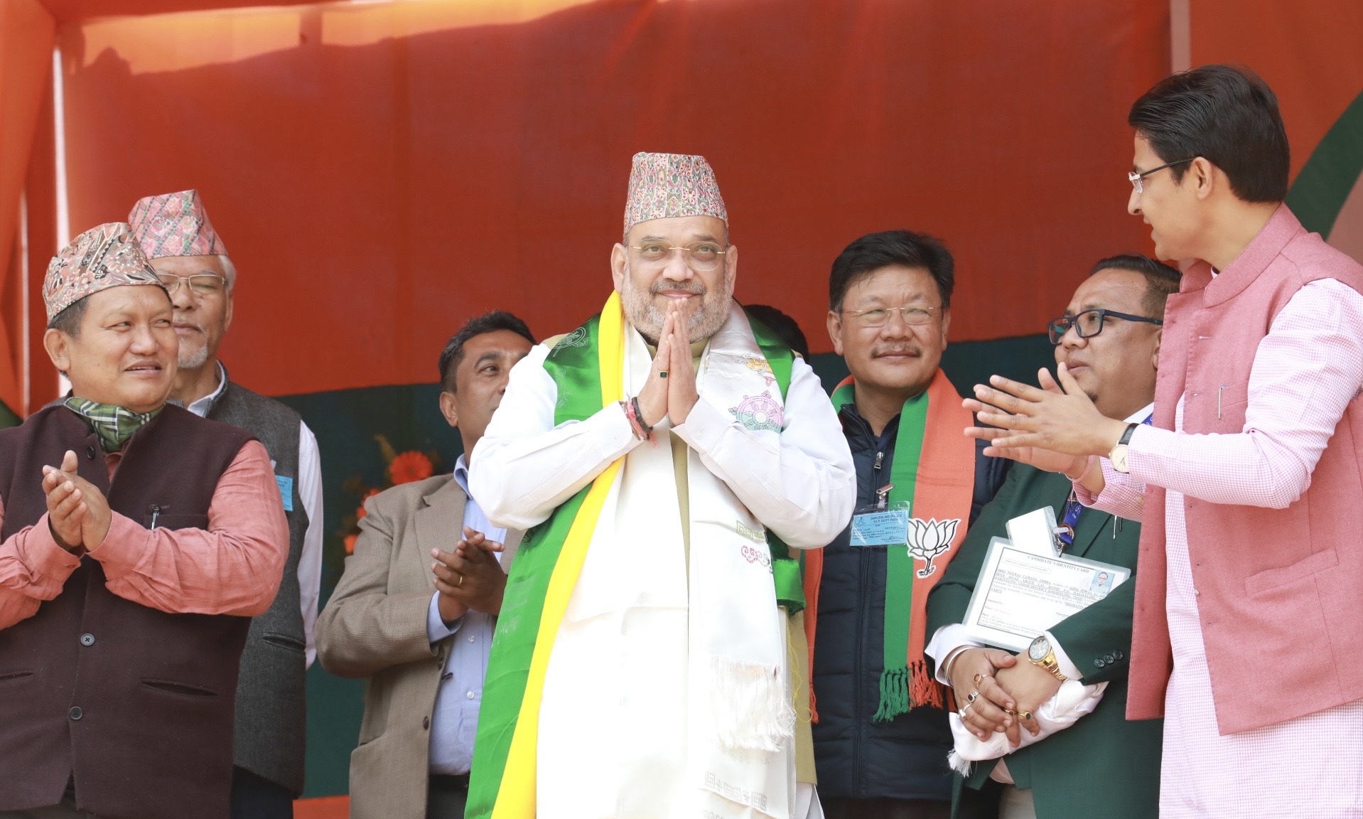  Hon'ble Union Home Minister Shri Amit Shah ji's road show in Darjeeling (West Bengal)