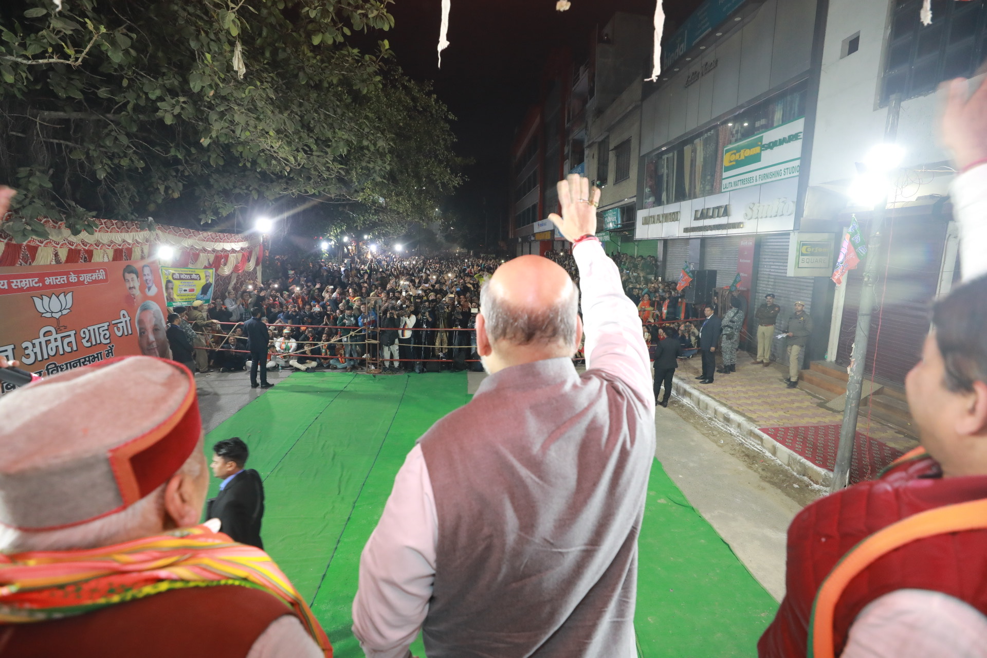 Photographs : Hon'ble Home Minister Shri Amit Shah addressing a public meeting in Babarpur (Delhi)