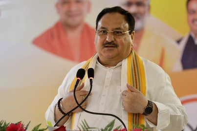 Hon'ble BJP National President Shri J.P. Nadda addressing an organisational meeting of Braj region(Uttar Pradesh).