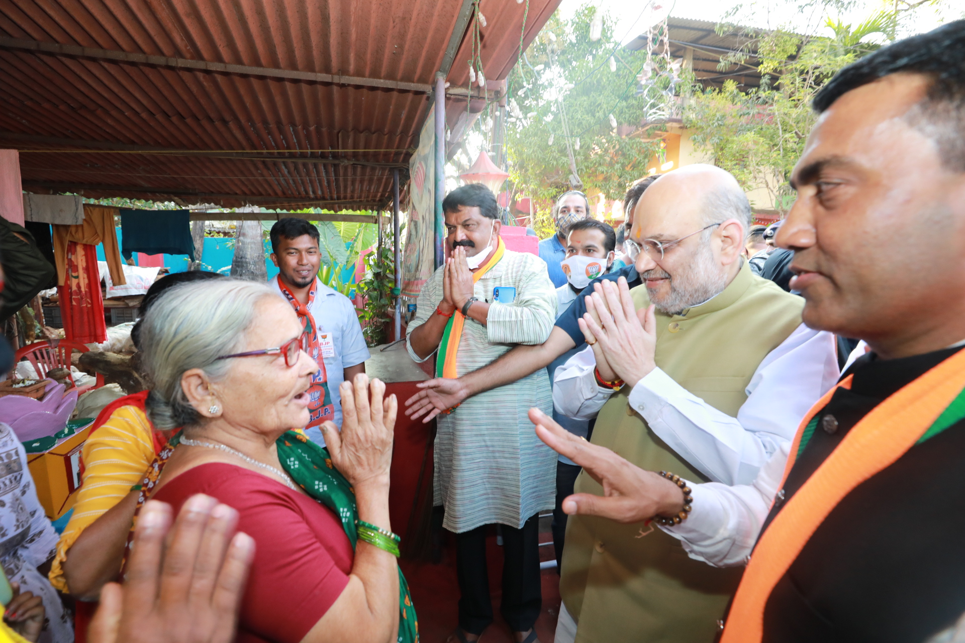 Door to Door campaign of Hon'ble Union Home Minister & Minister for Cooperation Sh Amit Shah at Bicholim (Goa).