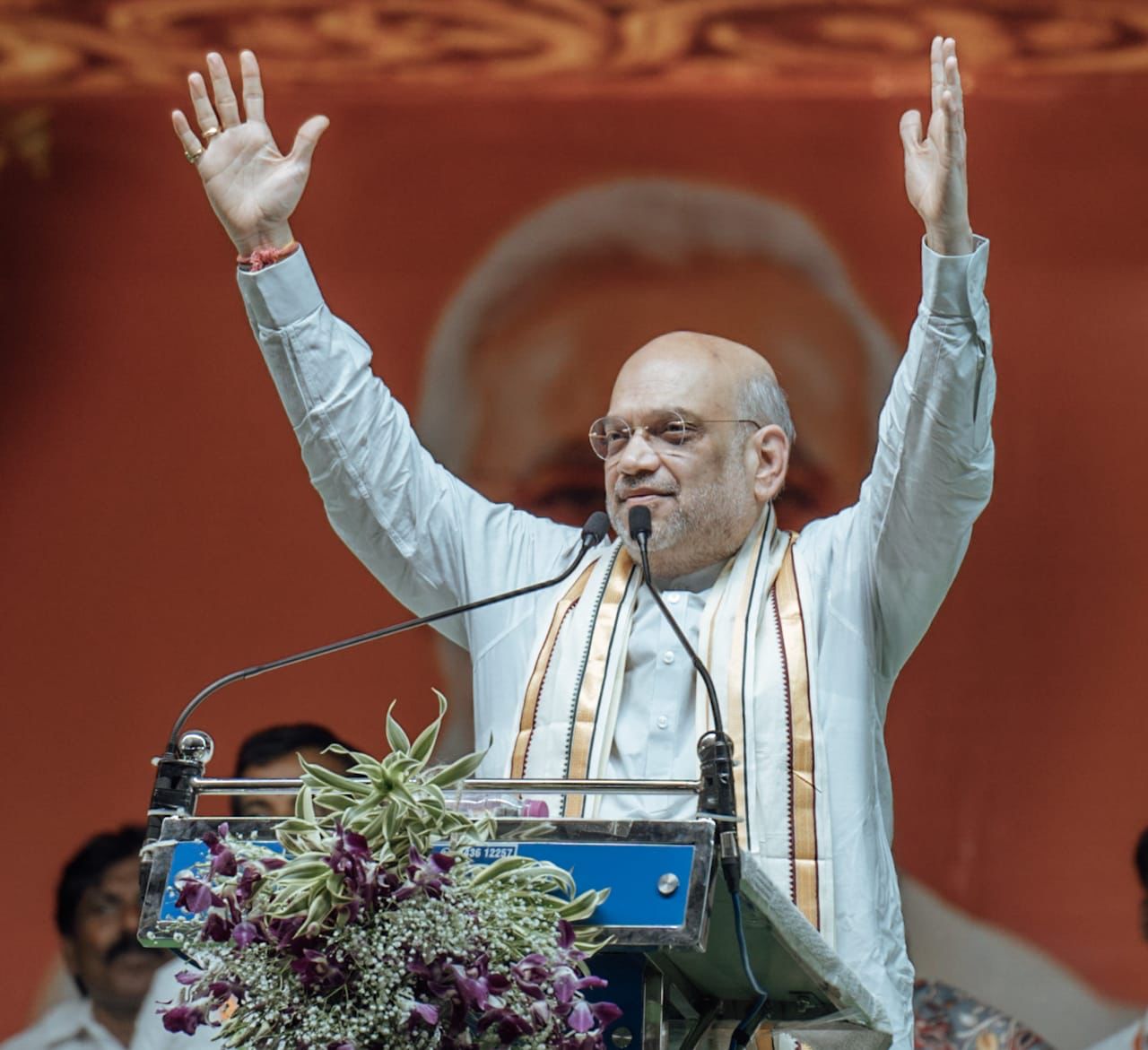 Hon'ble Union Home Minister & Minister of Cooperation Shri Amit Shah while flagging off "En Mann En Makkal" Yatra in Ramanathapuram (Tamil Nadu)