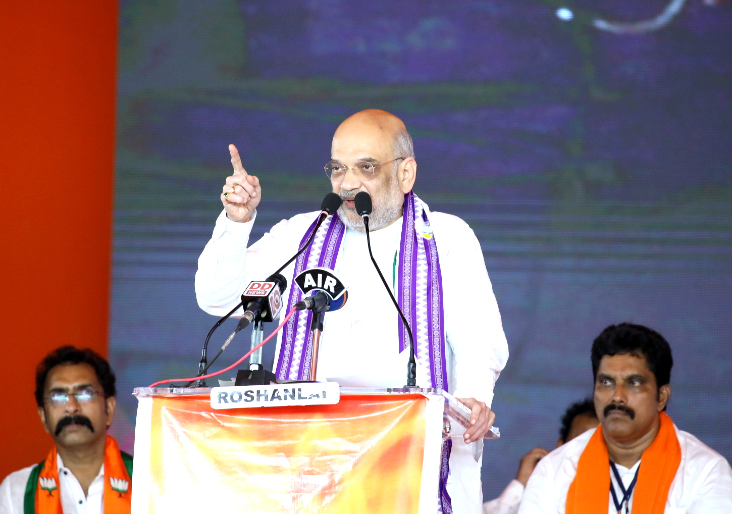 Hon'ble Union Home Minister & Minister of Cooperation Shri Amit Shah while addressing a massive public rally in Visakhapatnam (Andhra Pradesh)