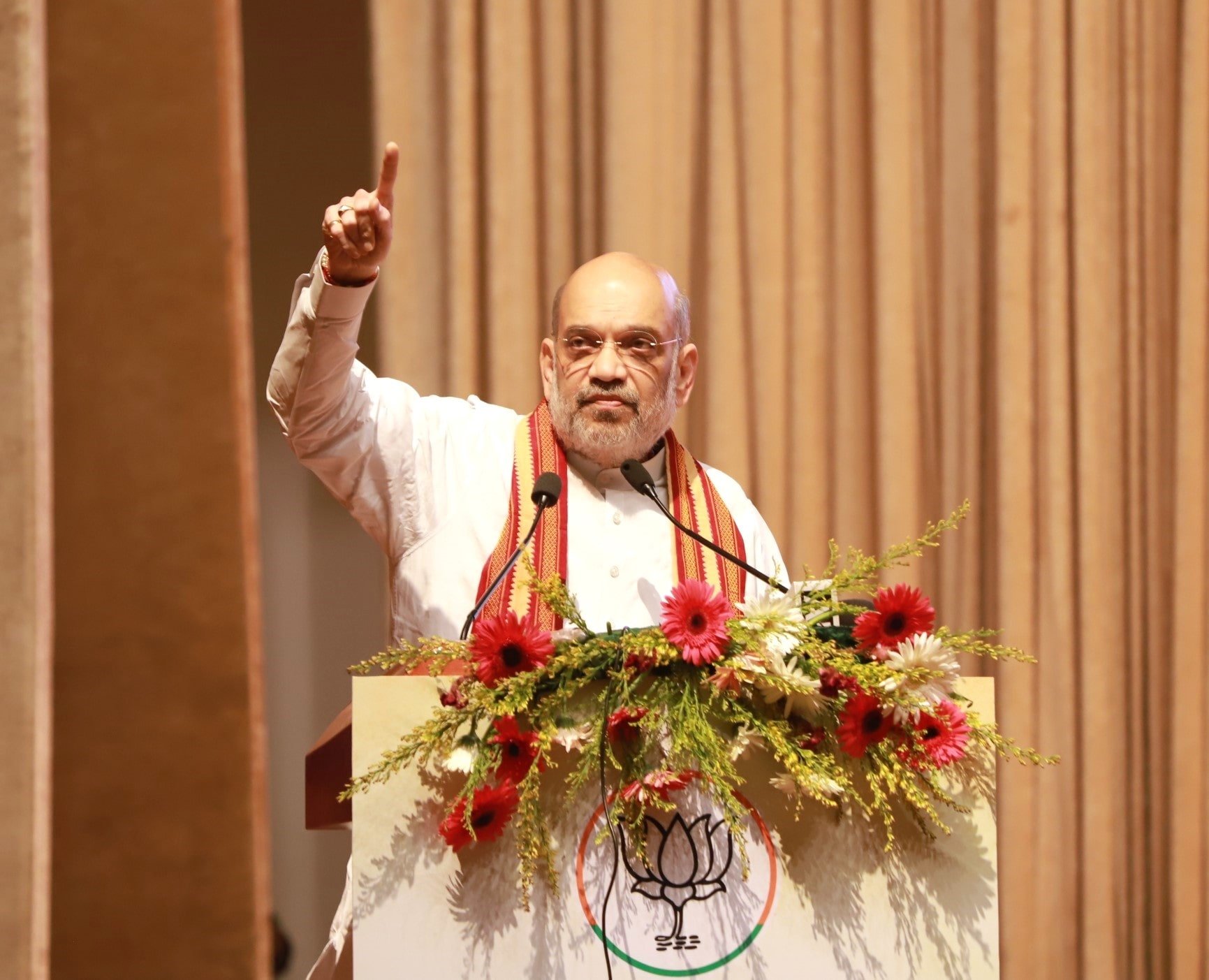 Hon'ble Union Home Minister & Minister of Cooperation Shri Amit Shah Launched Aarop Patra against Congress Govt. at Pt Deendayal Upadhyay Auditorium, Raipur (Chhattisgarh)