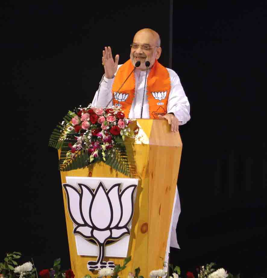 Hon'ble Union Home Minister and Minister of Cooperation Shri Amit Shah addressing intellectuals meet in Jaipur (Rajasthan)