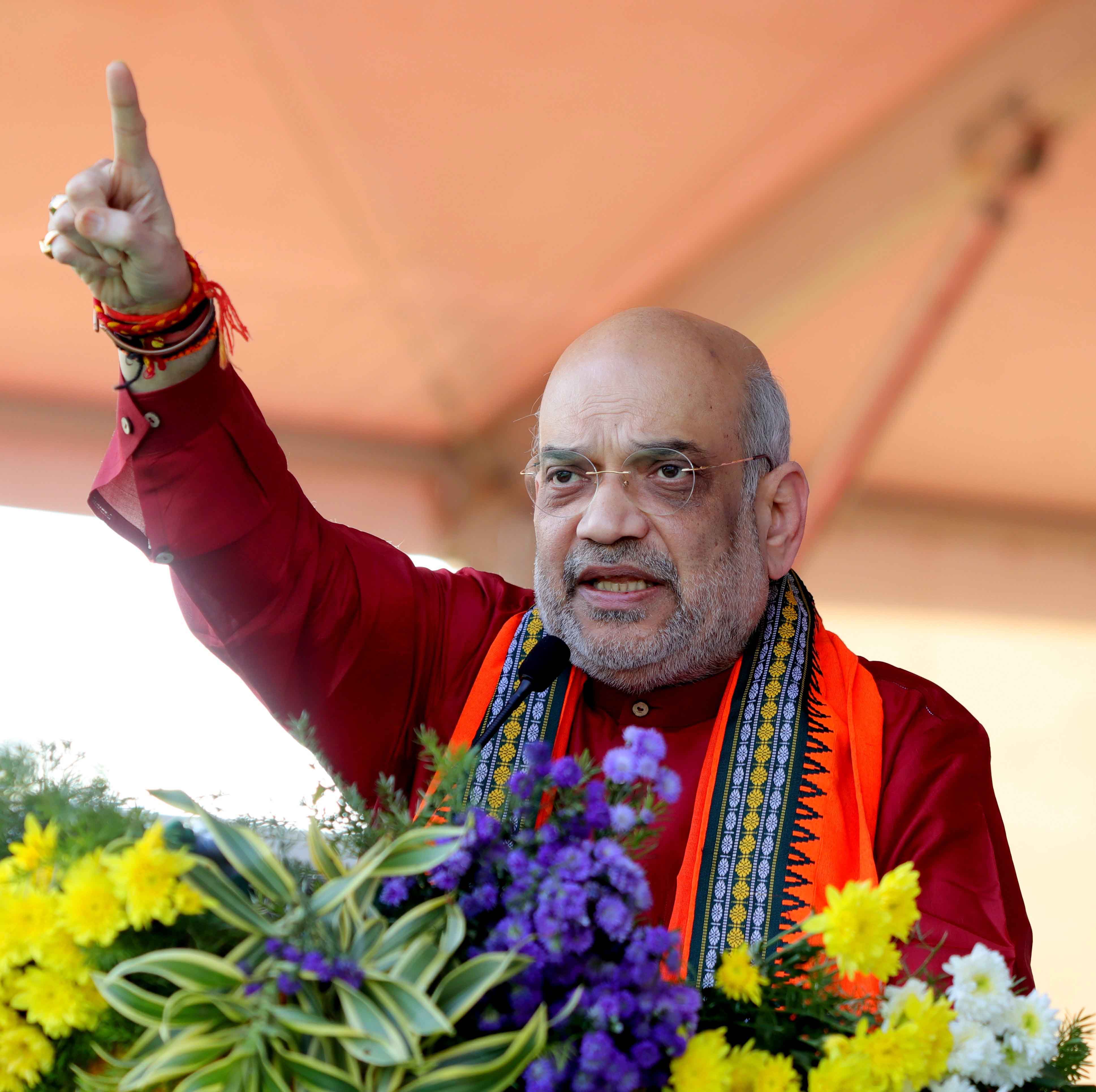 Hon'ble Union Home Minister and Minister of Cooperation Shri Amit Shah while addressing public meetings in Telangana