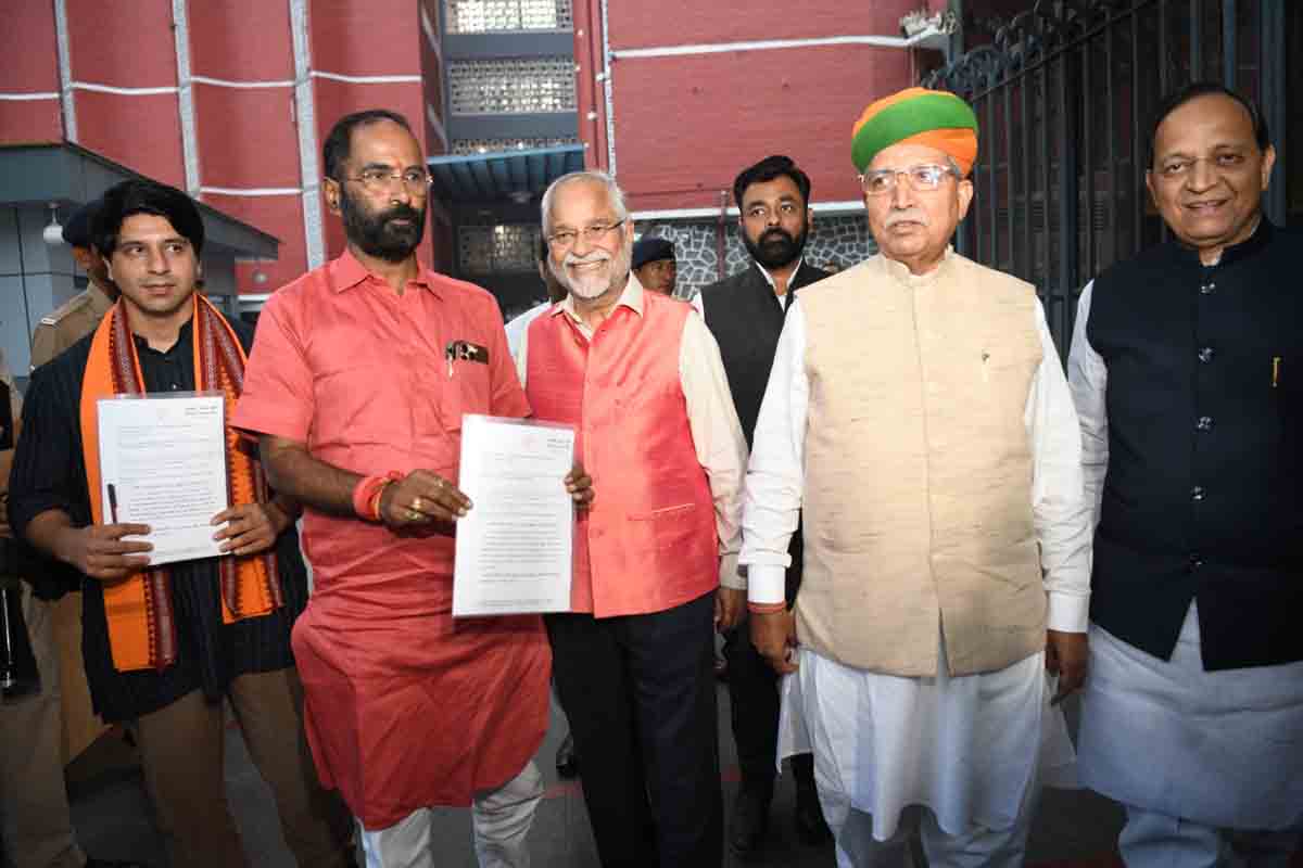 BJP Memorandum submitted to ECI