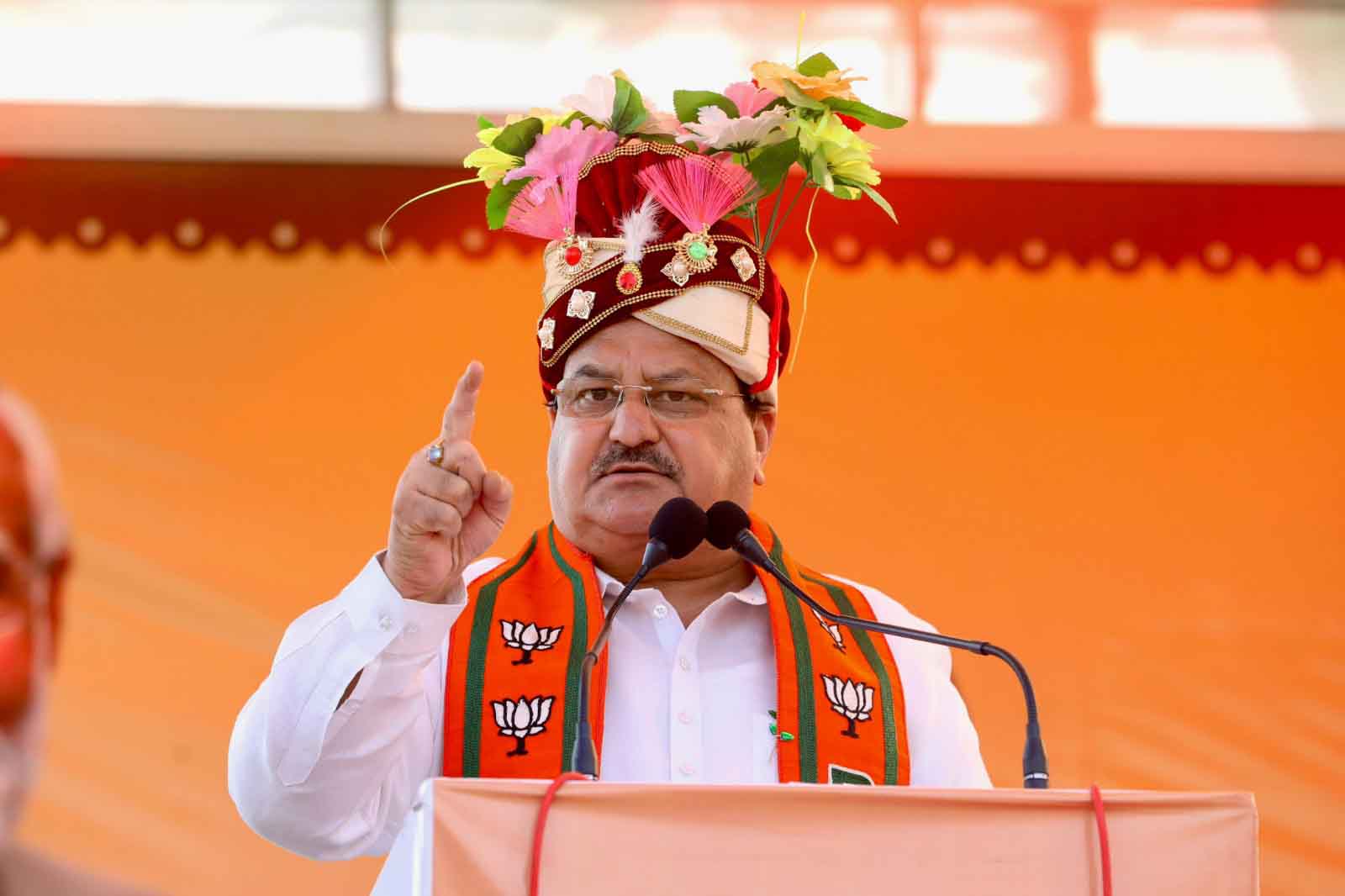 BJP National President Shri J.P. Nadda addressing a public meeting in Raigarh (Chhattisgarh).