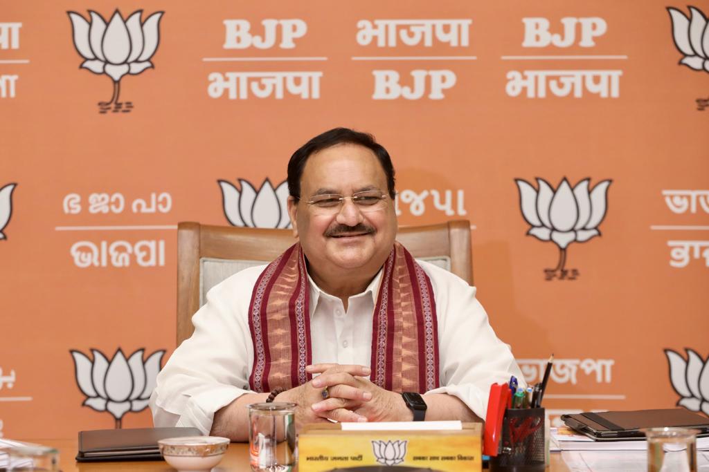 BJP National President Shri J.P. Nadda chaired meeting of BJP National General Secretaries at BJP HQ 6A, DDU Marg, New Delhi