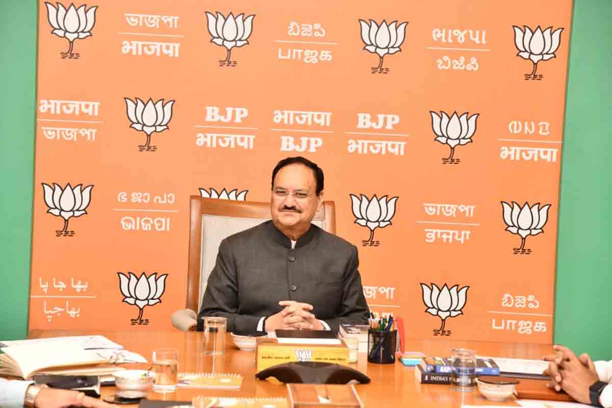 BJP National President Shri J.P. Nadda chaired the meeting of BJP National General Secretaries at BJP HQ, 6A DDU Marg, New Delhi