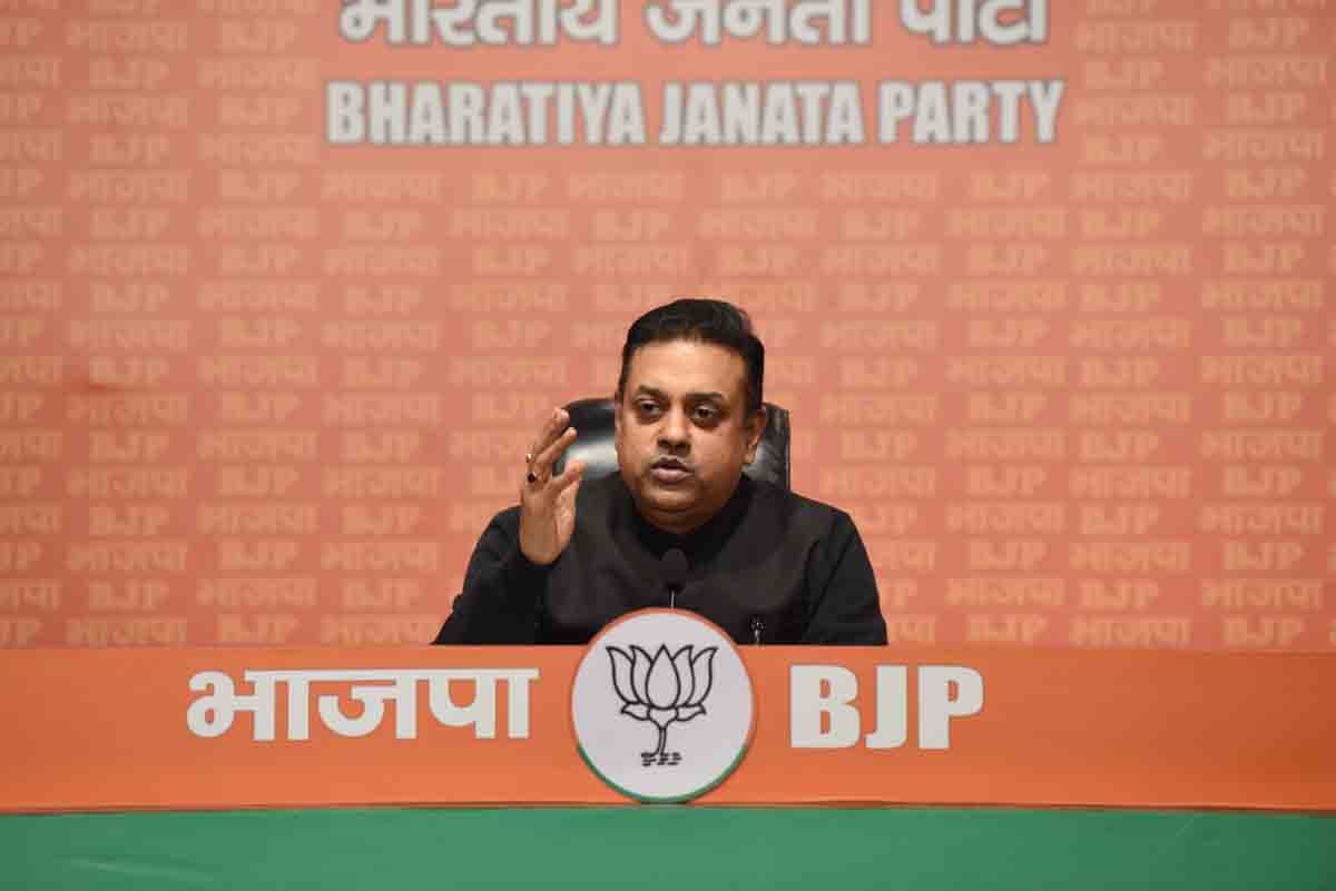 Press conference of BJP National Spokesperson Dr. Sambit Patra (M.P.).