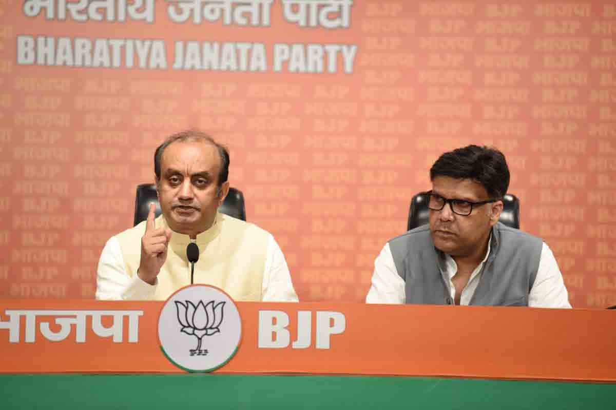 Press conference : BJP National Spokesperson Dr. Sudhanshu Trivedi (M.P.)