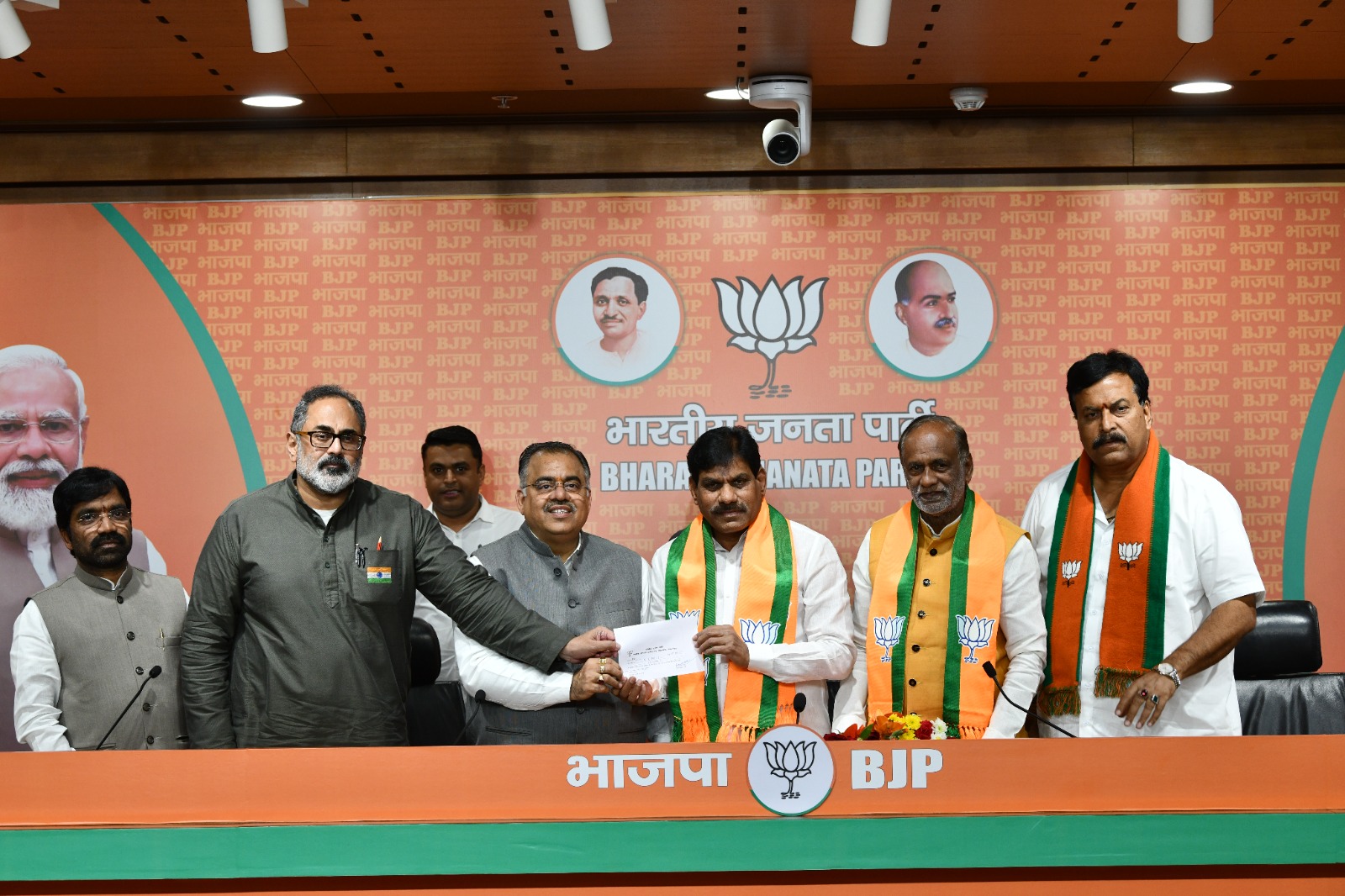 BRS MP from Zahirabad Constituency, Shri BB Patil joined the Bharatiya Janata Party