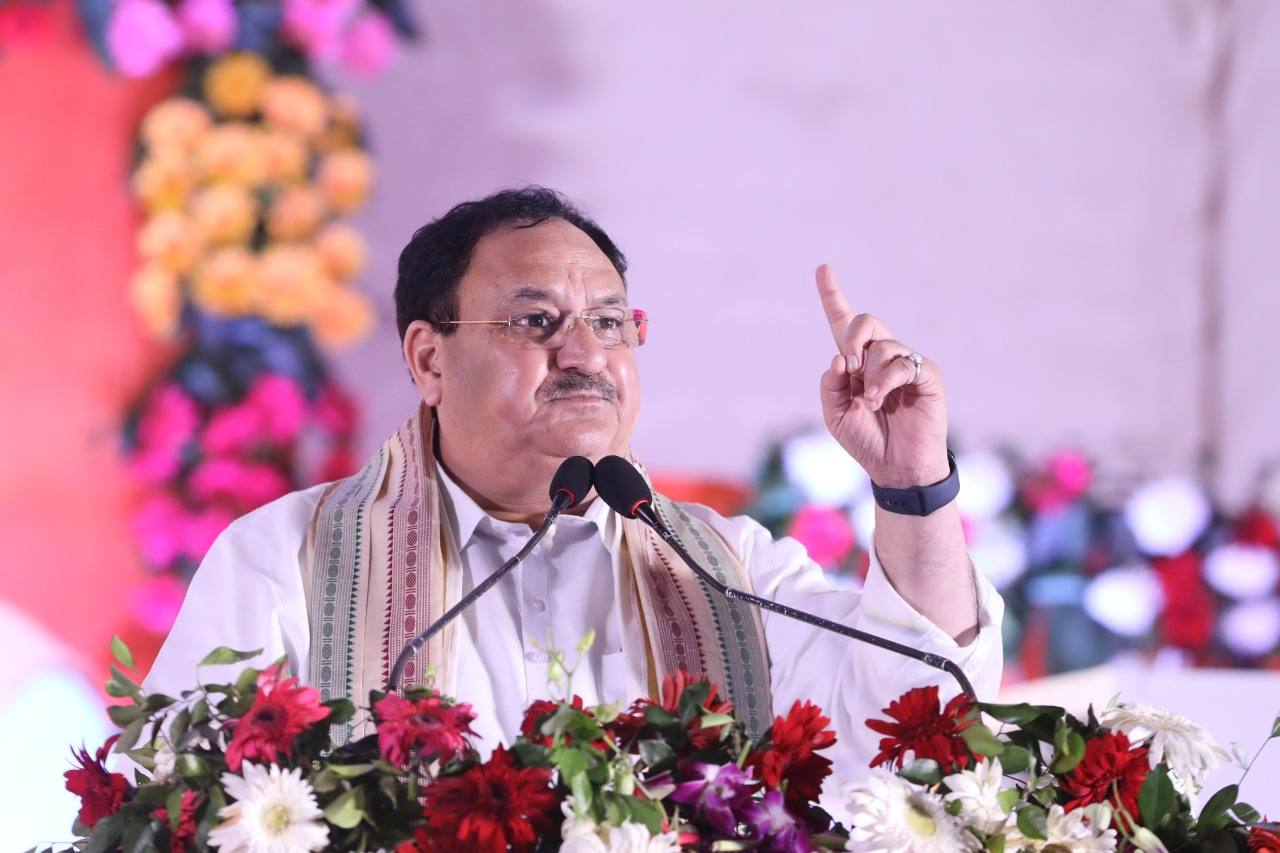 BJP National President Shri J.P. Nadda while addressing public meetings in Kandhmal & Banapur (Puri) Odisha