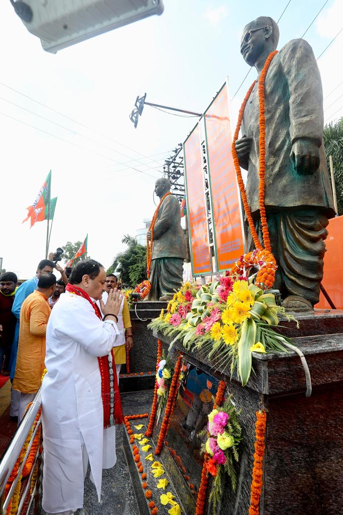 Abhinandan Samaroh of BJP National President Shri J.P. Nadda at various places in Agartala (Tripura)