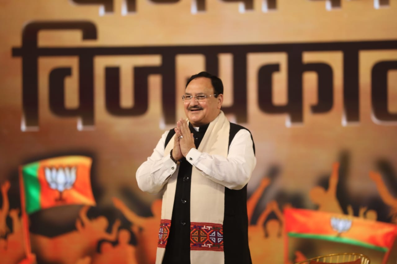 Hon'ble BJP National President Shri J.P. Nadda addressing Network18 "CHAUPAL" programme 