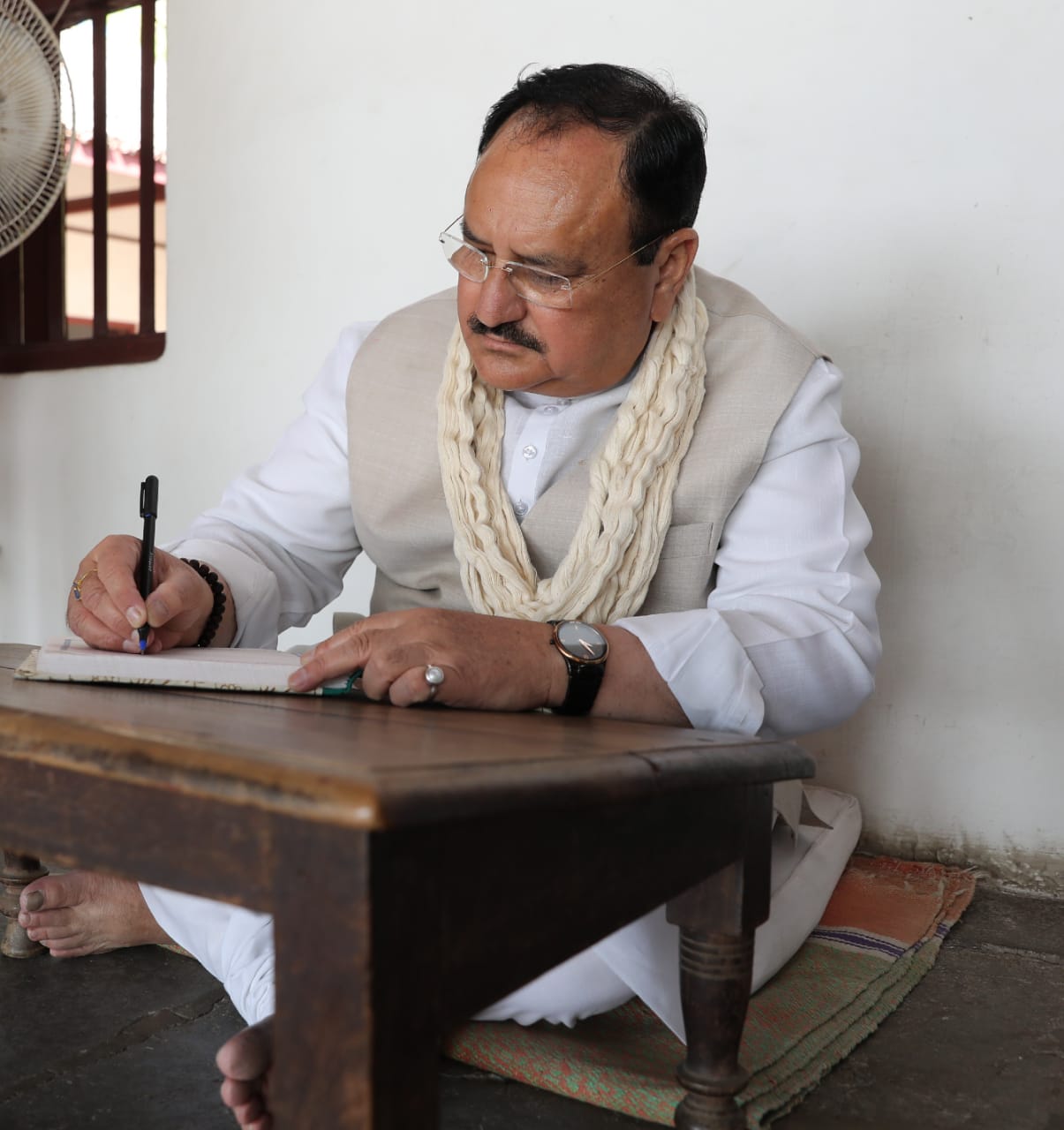 BJP National President Shri J.P. Nadda visited Sabarmati Ashram in Ahmedabad(Gujarat)