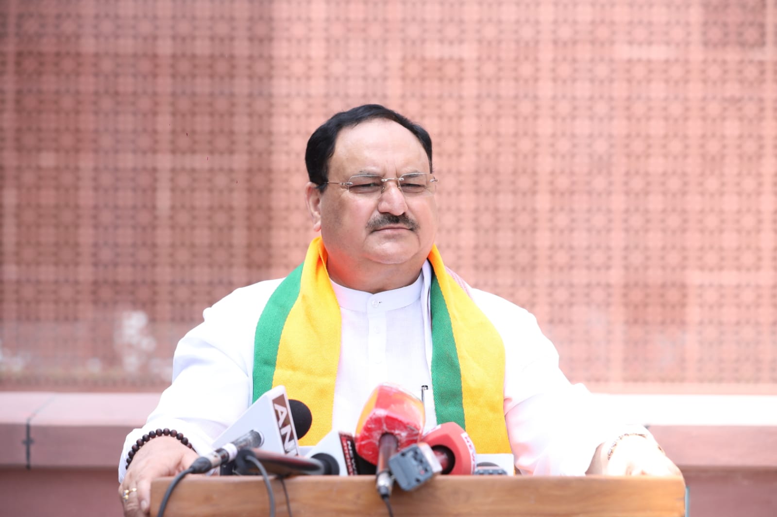 BJP National President Shri J.P. Nadda paid floral tributes to Dr Shyama Prasad Mukherjee on "Balidan Diwas" at BJP HQ, 6A DDU Marg, New Delhi