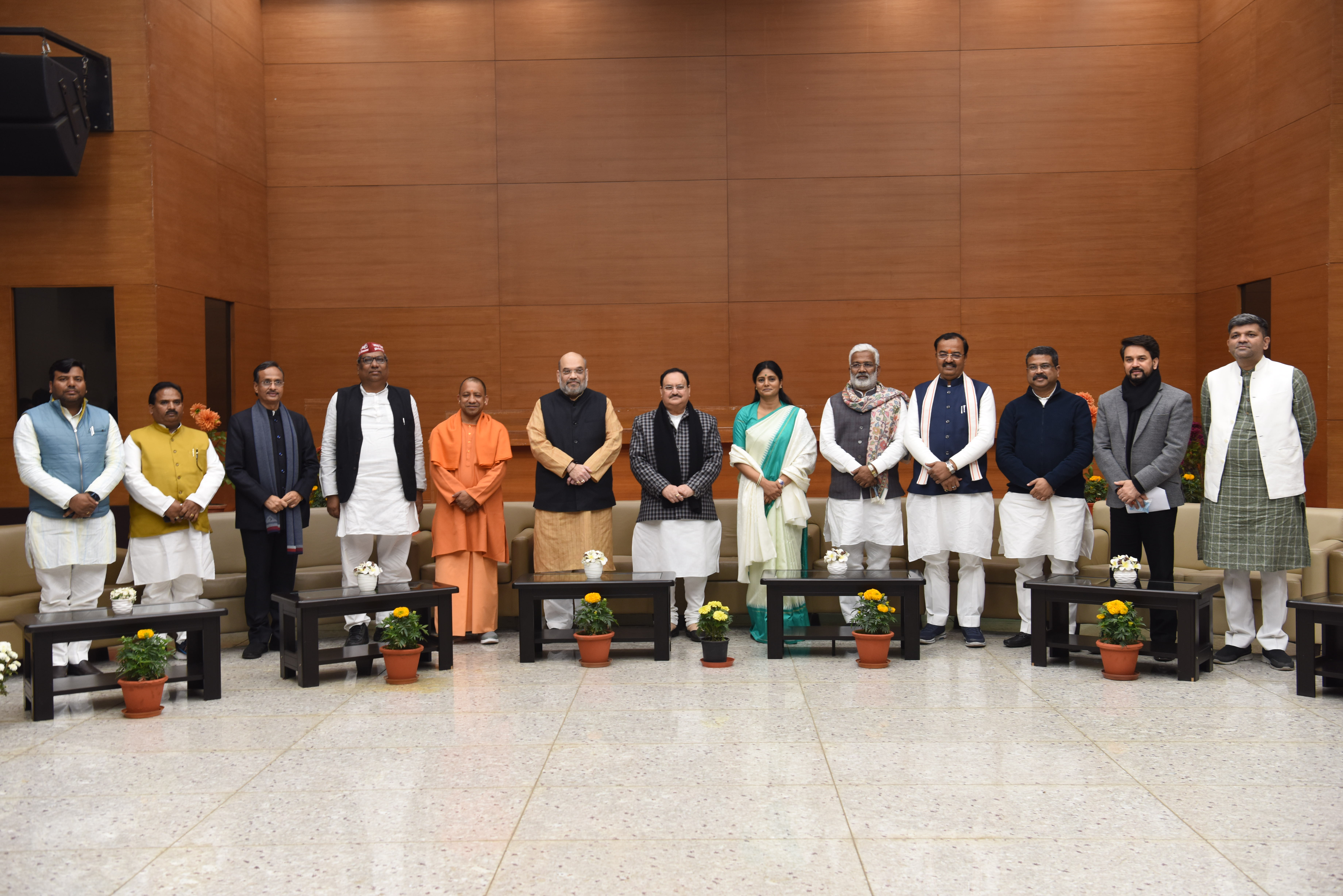 Uttar Pradesh Unit NDA meeting chaired by Hon'ble BJP National President Shri J.P. Nadda at BJP HQ, 6A DDU Marg, New Delhi