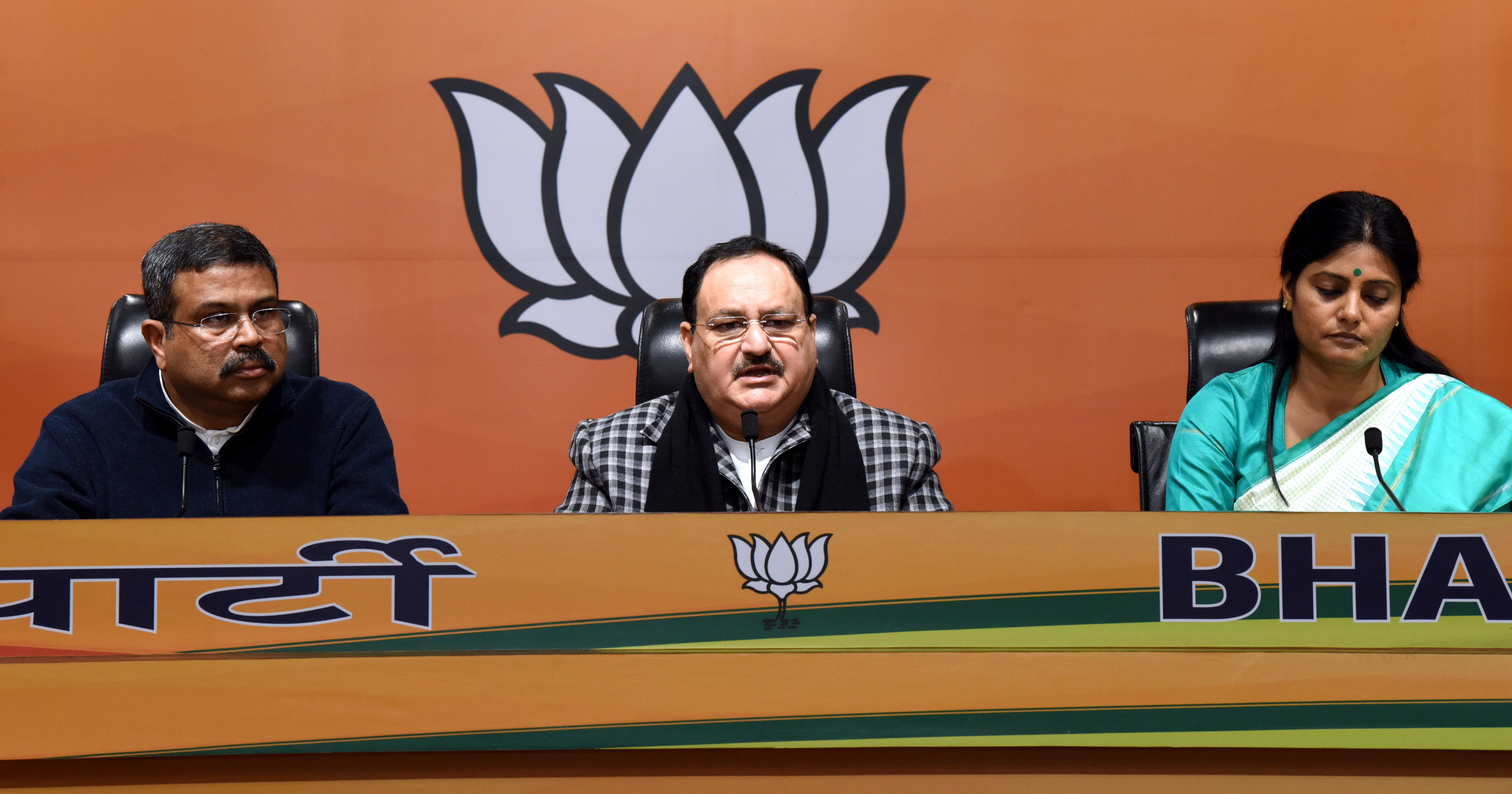 Hon'ble BJP National President Shri J.P. Nadda in NDA Media Briefing