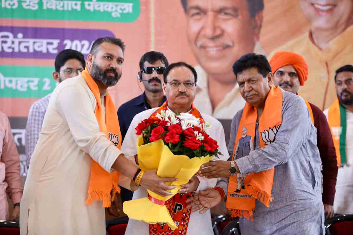 Hon'ble BJP National President Shri J.P. Nadda addressing Intellectuals Meet in Panchkula (Haryana)