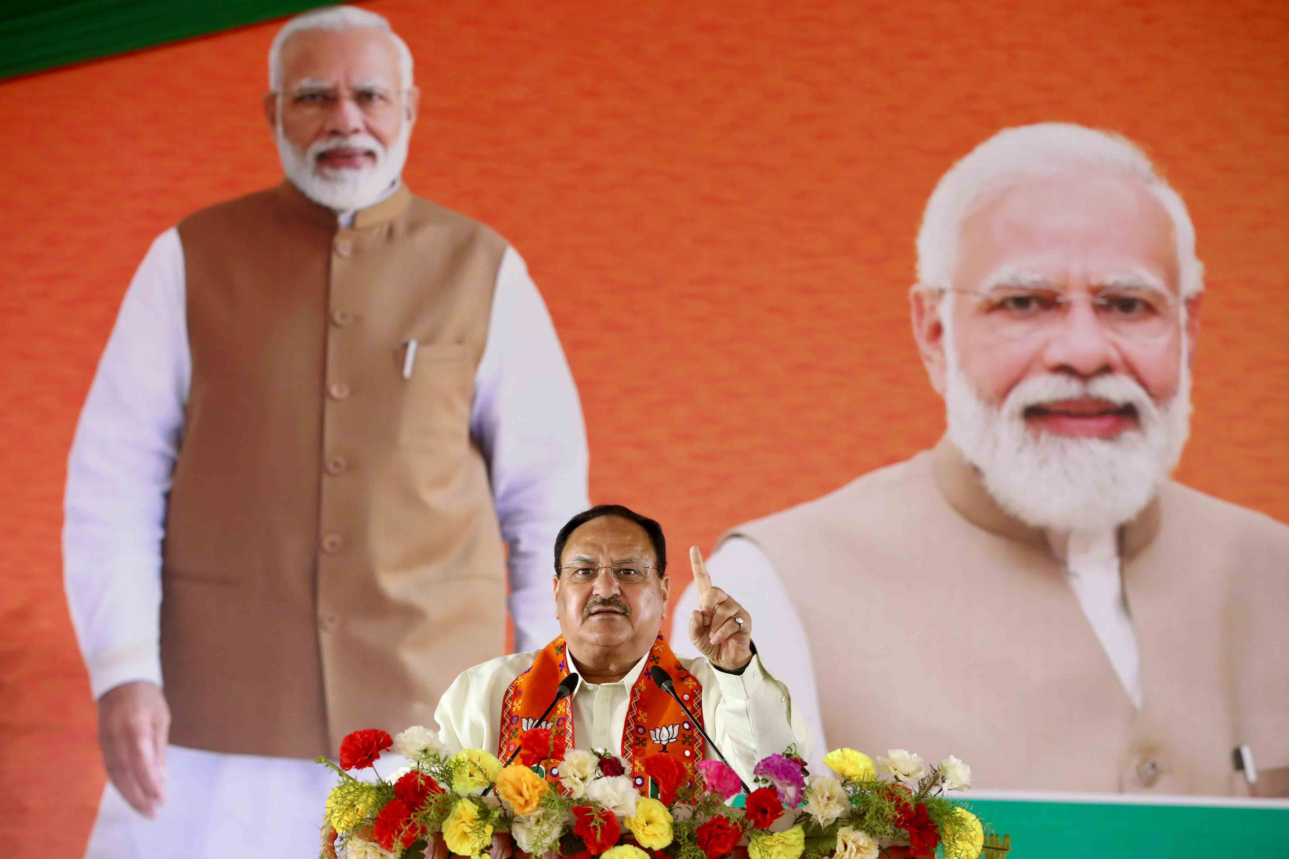 Hon'ble BJP National President Shri J.P. Nadda addressing a public rally at Dharamganj Mela Ground, Araria (Bihar)